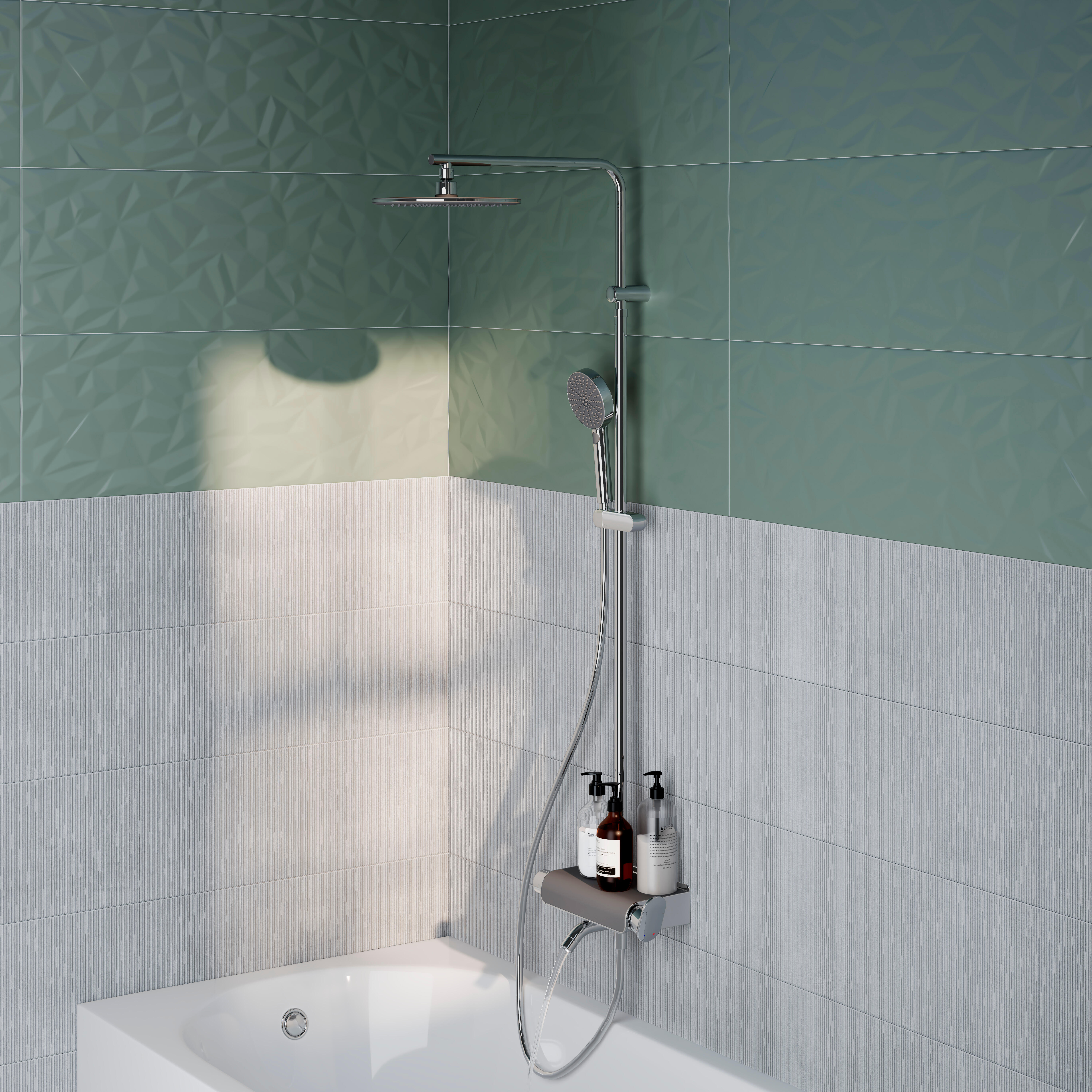 Conjunto de banheira com torneira cromado sensea easy - 2