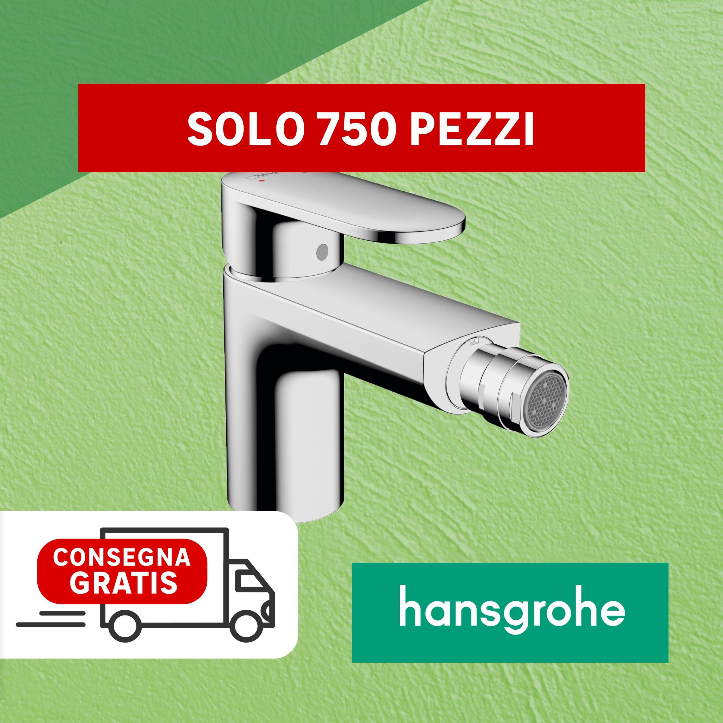 Rubinetto per bidet getto laminare cristallino Vernis Blend HANSGROHE cromato lucido - 4
