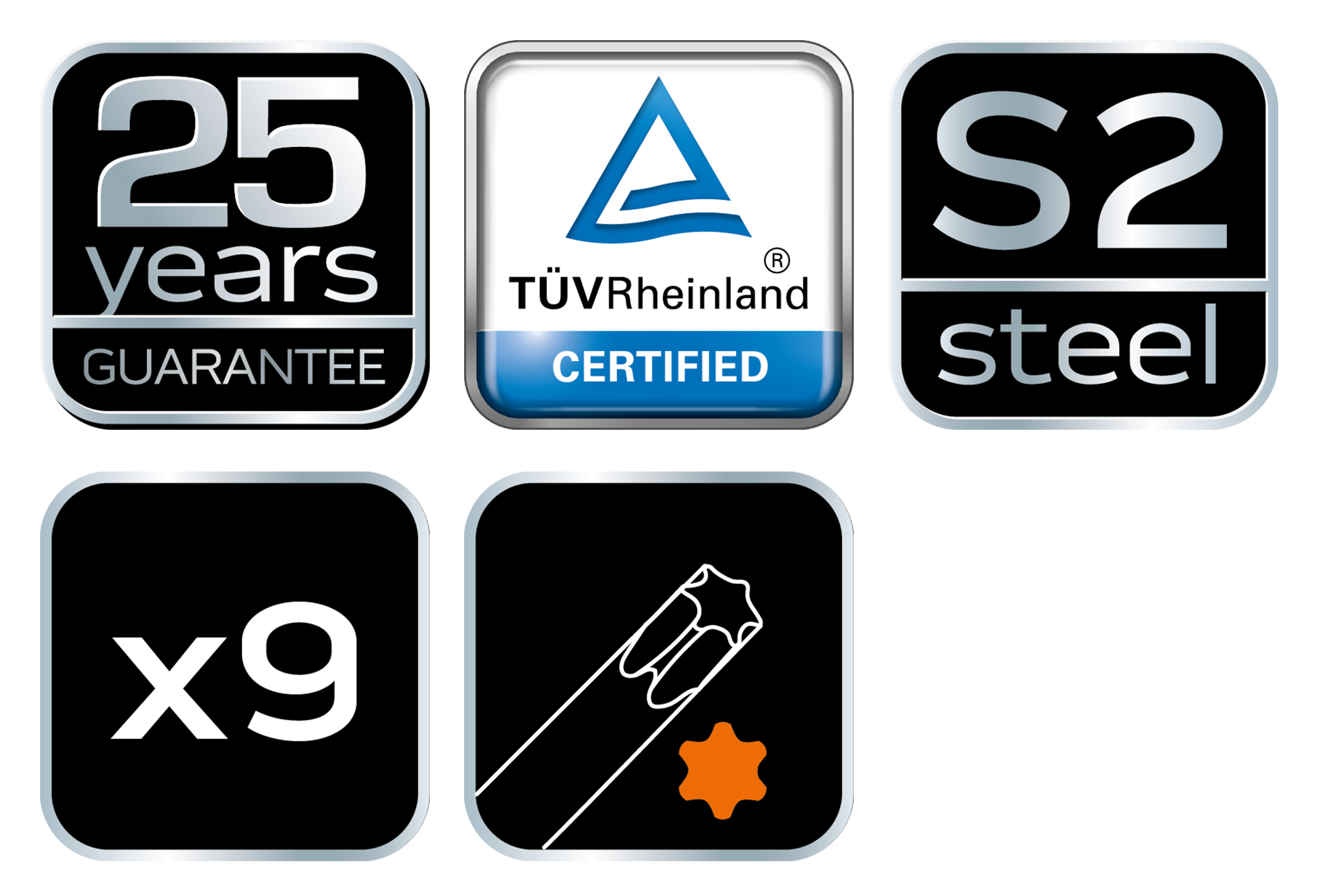 Zestaw kluczy Torx T10 - T50 9 szt. Neo Tools - 7