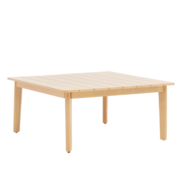 Stolik kawowy Nerea 91.5x91.5 cm aluminiowy Naterial