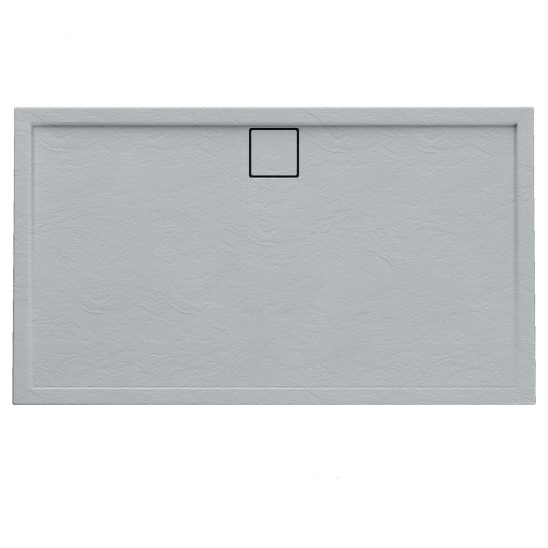 Brodzik do kabiny prysznicowej prostokątny Magnetic 90x100x5 cm biały strukturalny Schedpol