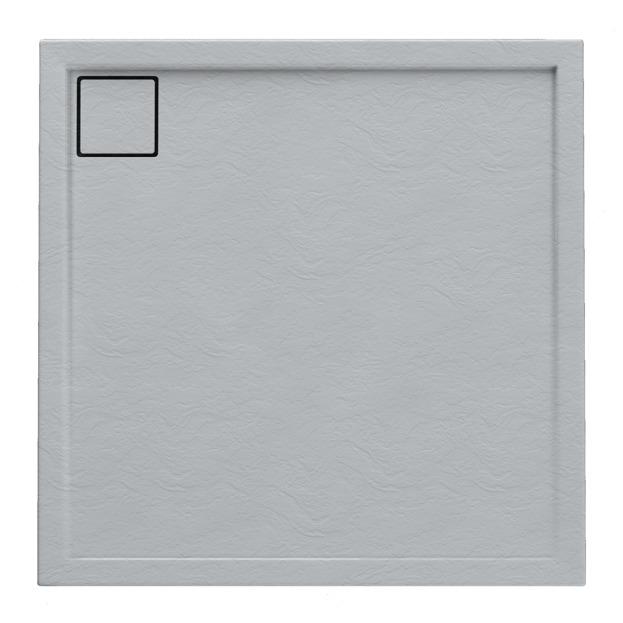 Brodzik do kabiny prysznicowej kwadratowy Magnetic 80x80x5 cm biały strukturalny Schedpol