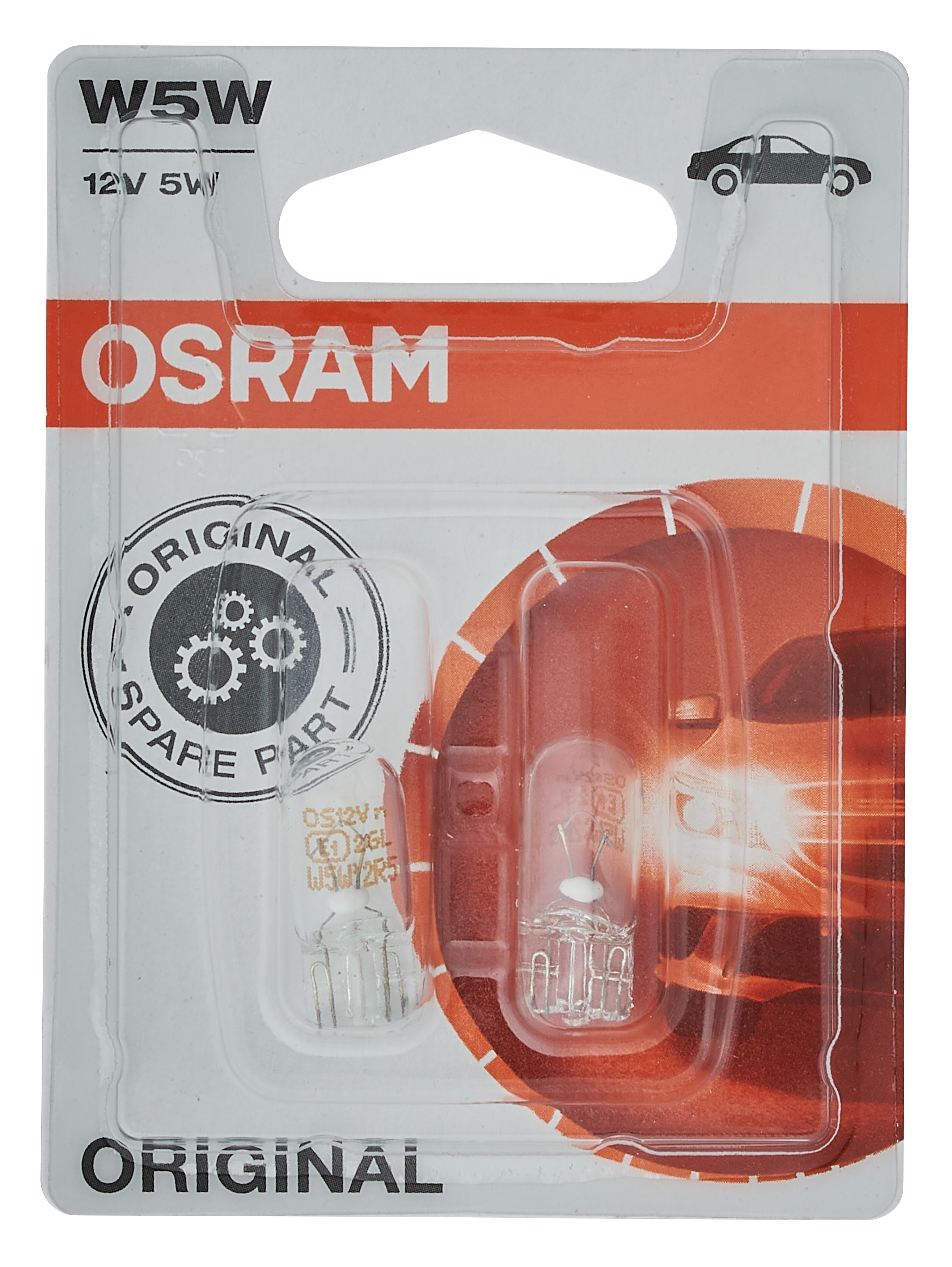Żarówka samochodowa pomocnicza 2 szt. W5W 12 V 5 W Osram - 3