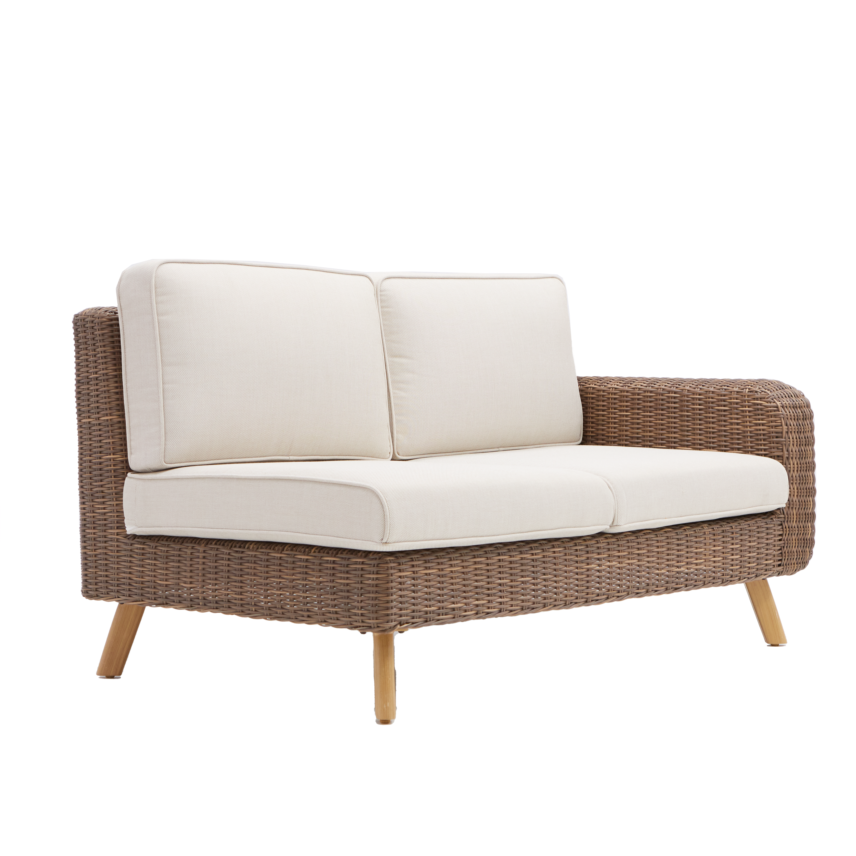 Sofá jardim relax efeito madeira Nerea Naterial - 2