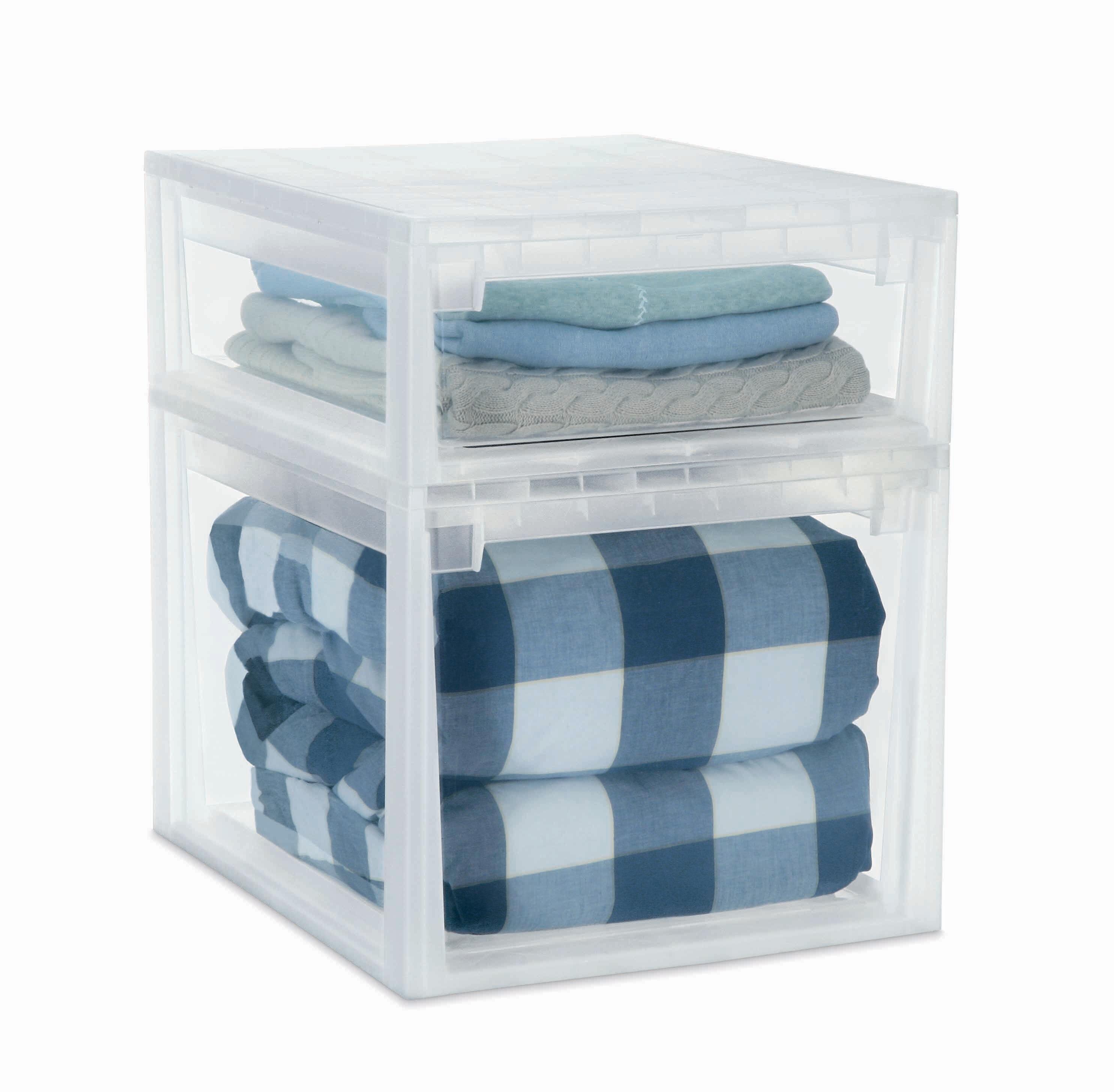 Cassetto singolo Light L 39.6 x  H 33.9 x  P 52 cm  trasparente - 3