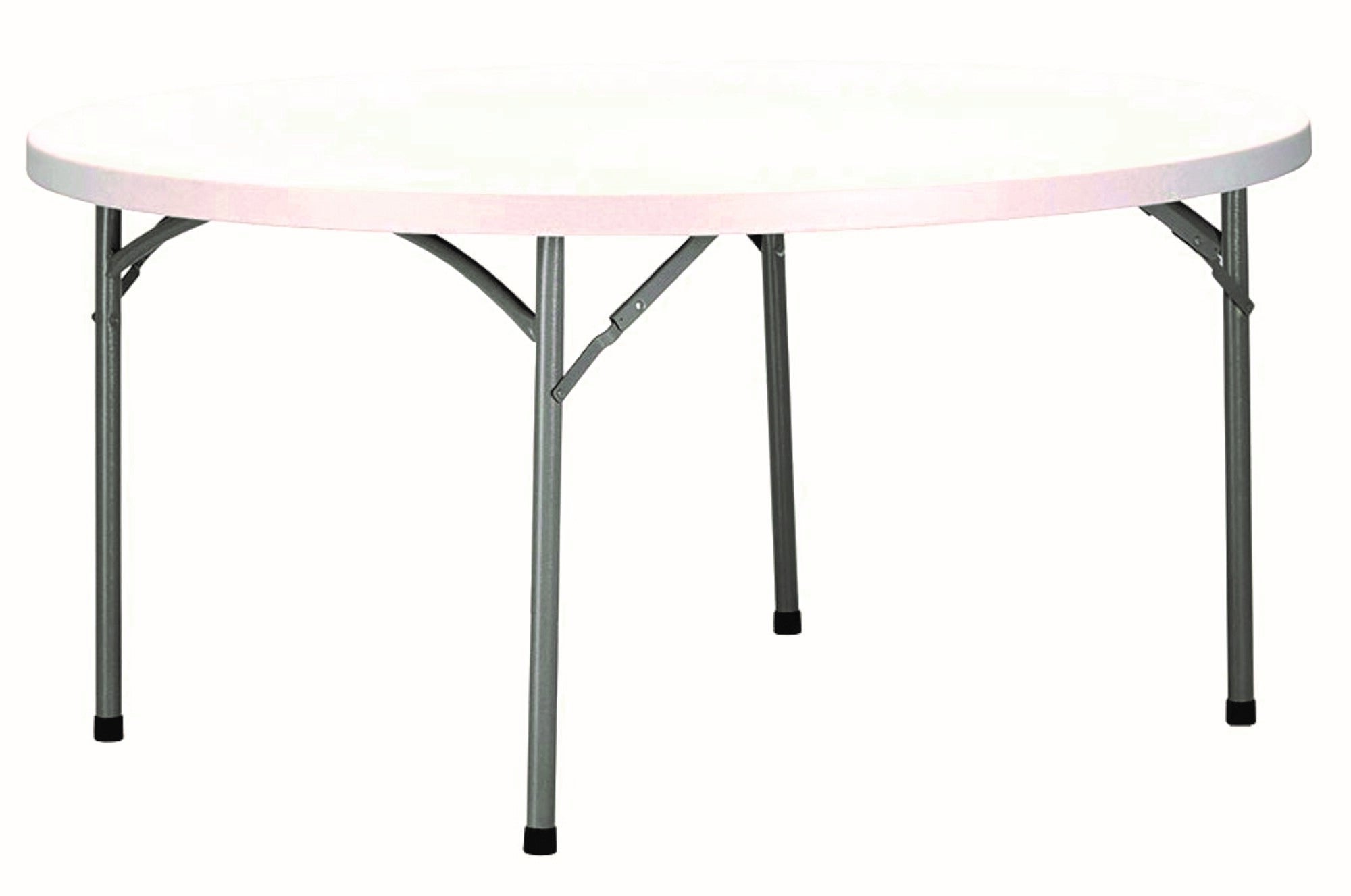 Mesa de jardín de acero beethoven gris de ø 180x70 cm