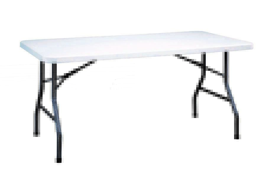 Mesa de jardín de acero mahler gris de 75.5x74x152 cm