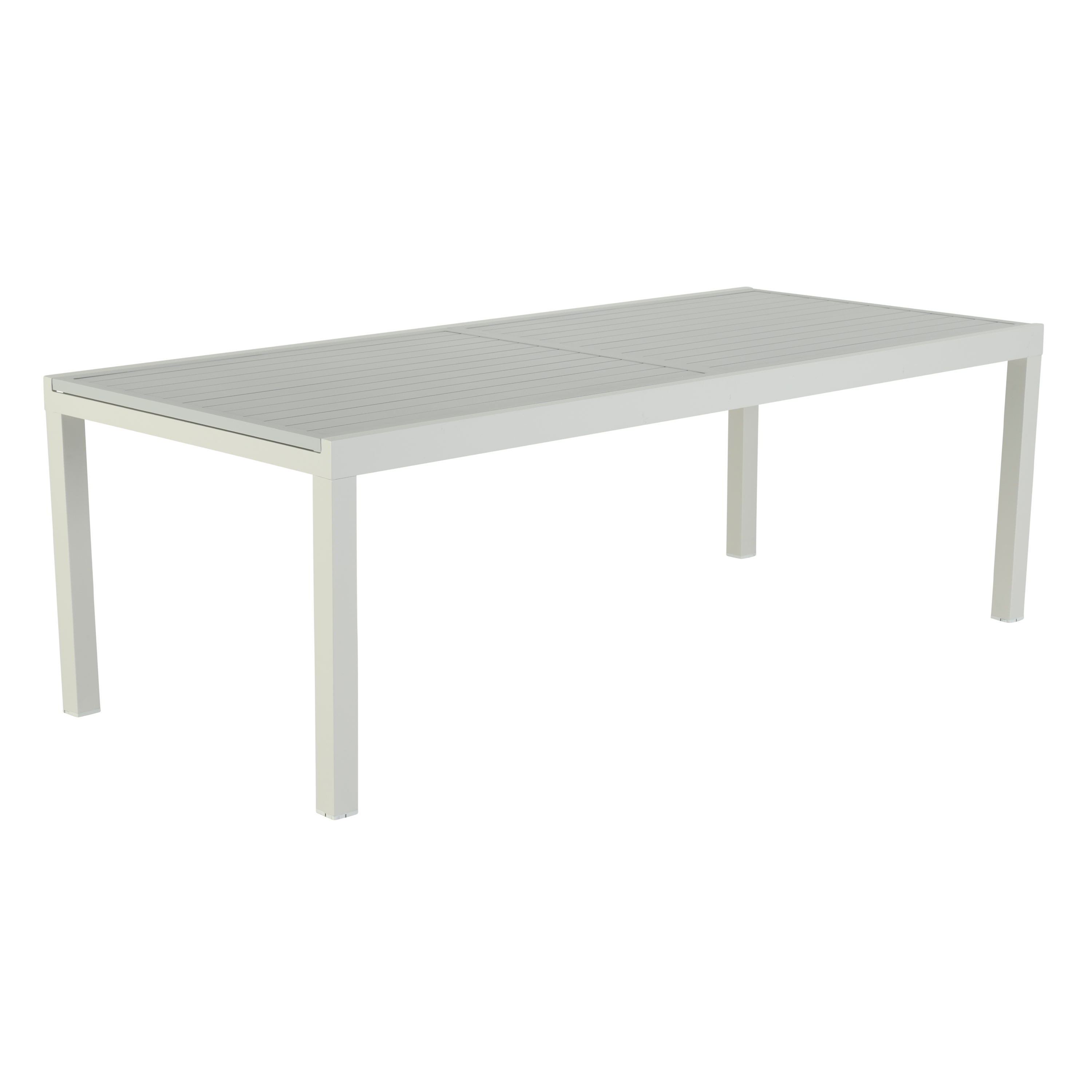 Tavolo da giardino allungabile Athena NATERIAL in alluminio grigio per 8 persone 224/336x100cm - 4