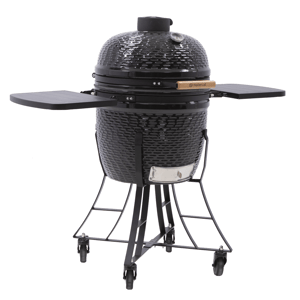 Barbecue Kamado Céramique Charbon NATERIAL Drago Noir ⌀46 cm avec housse