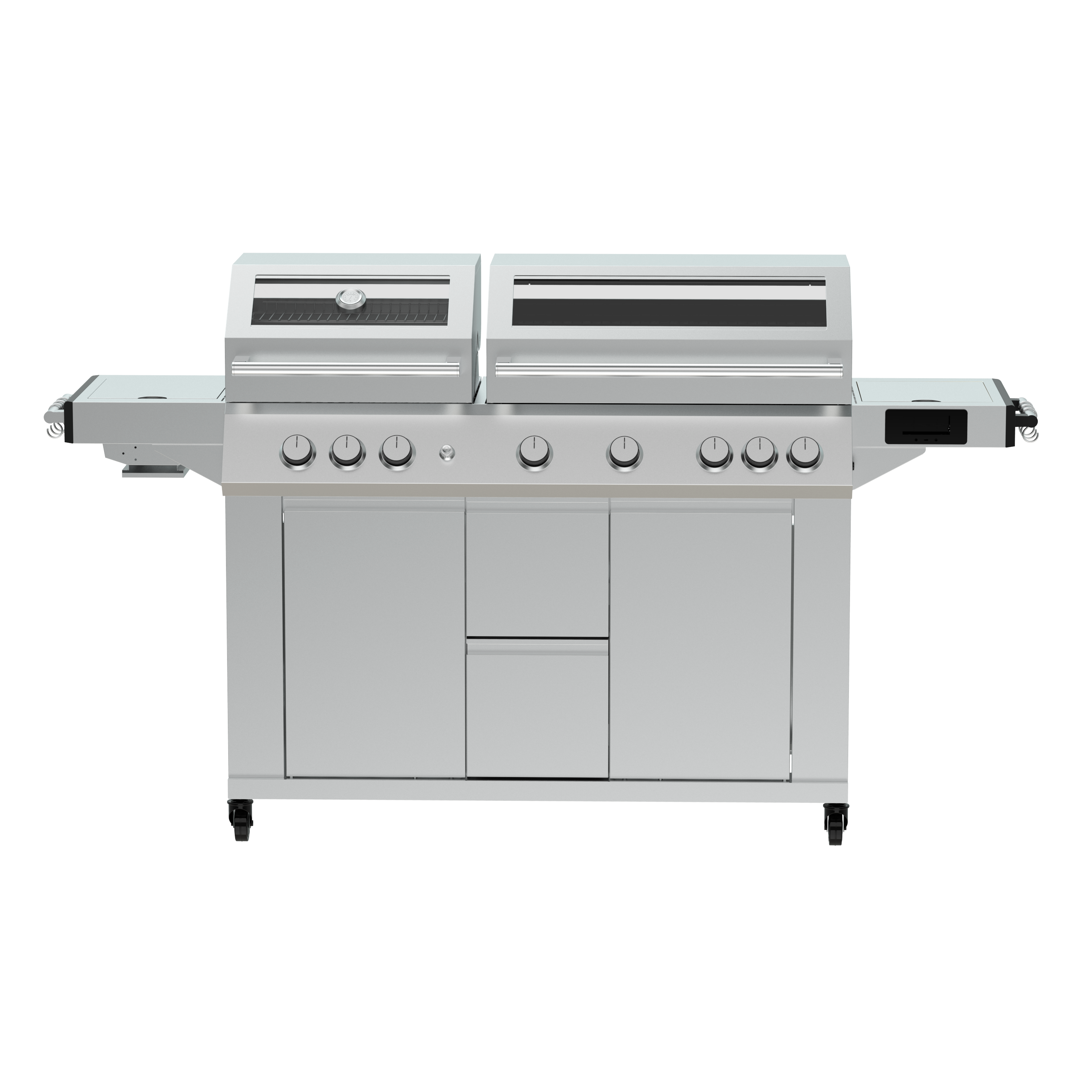 Barbecue a gás premium inox com 6+2 queimadores Naterial Upsilon - 13