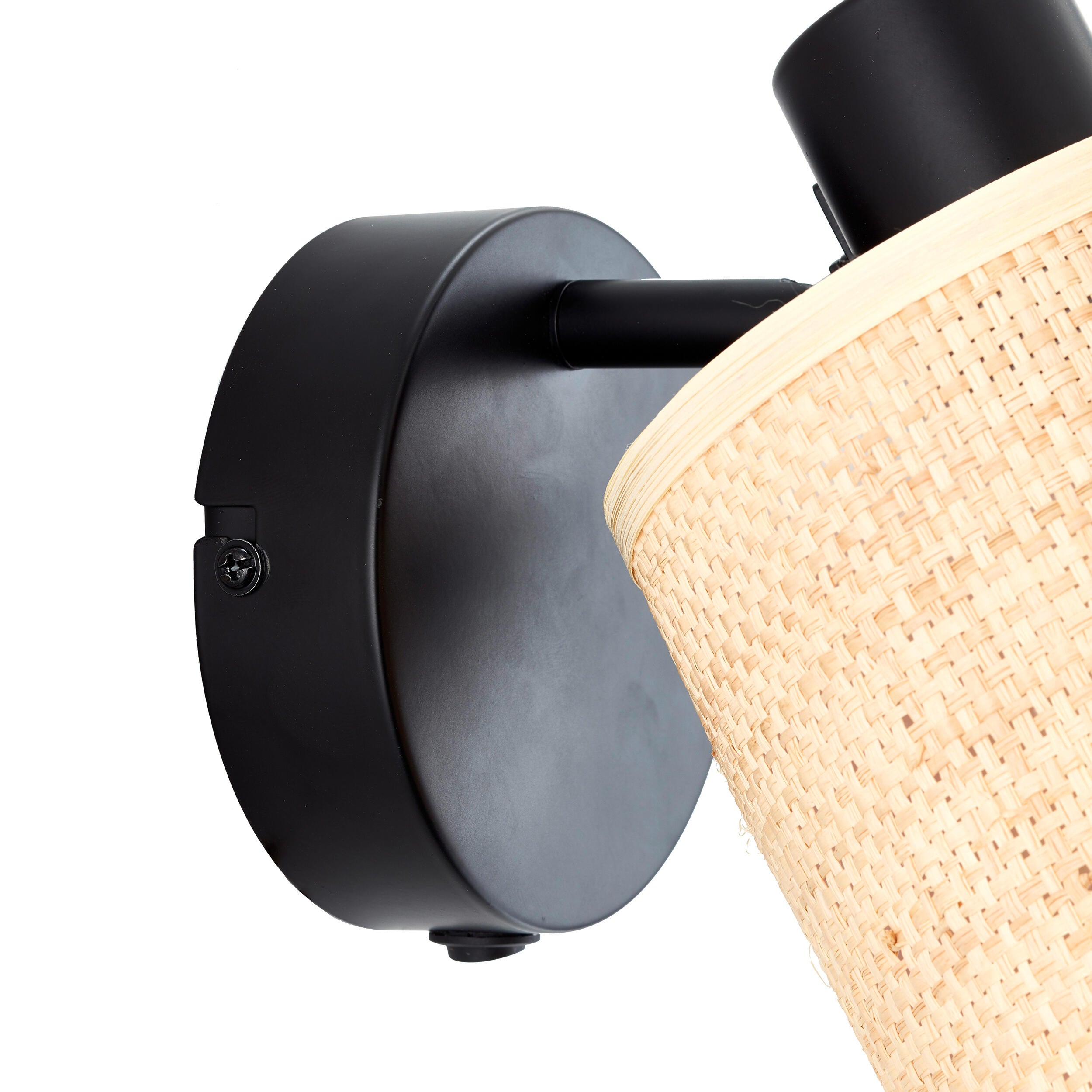 Foco decorativo INSPIRE CARVI E14 17cm 1 luz preto - 27