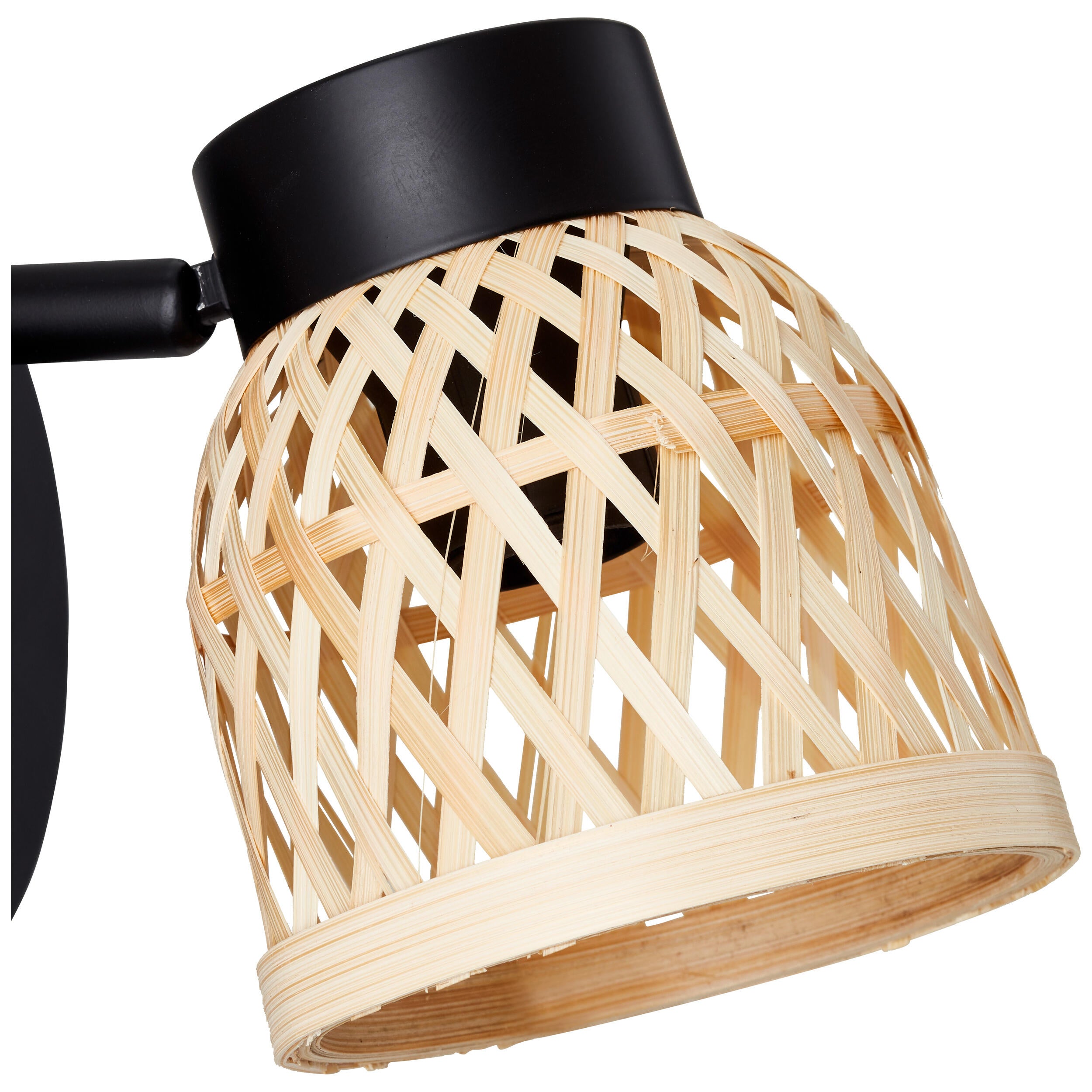 Foco decorativo NINON 1 luz E14 bamboo preto inspire - 33