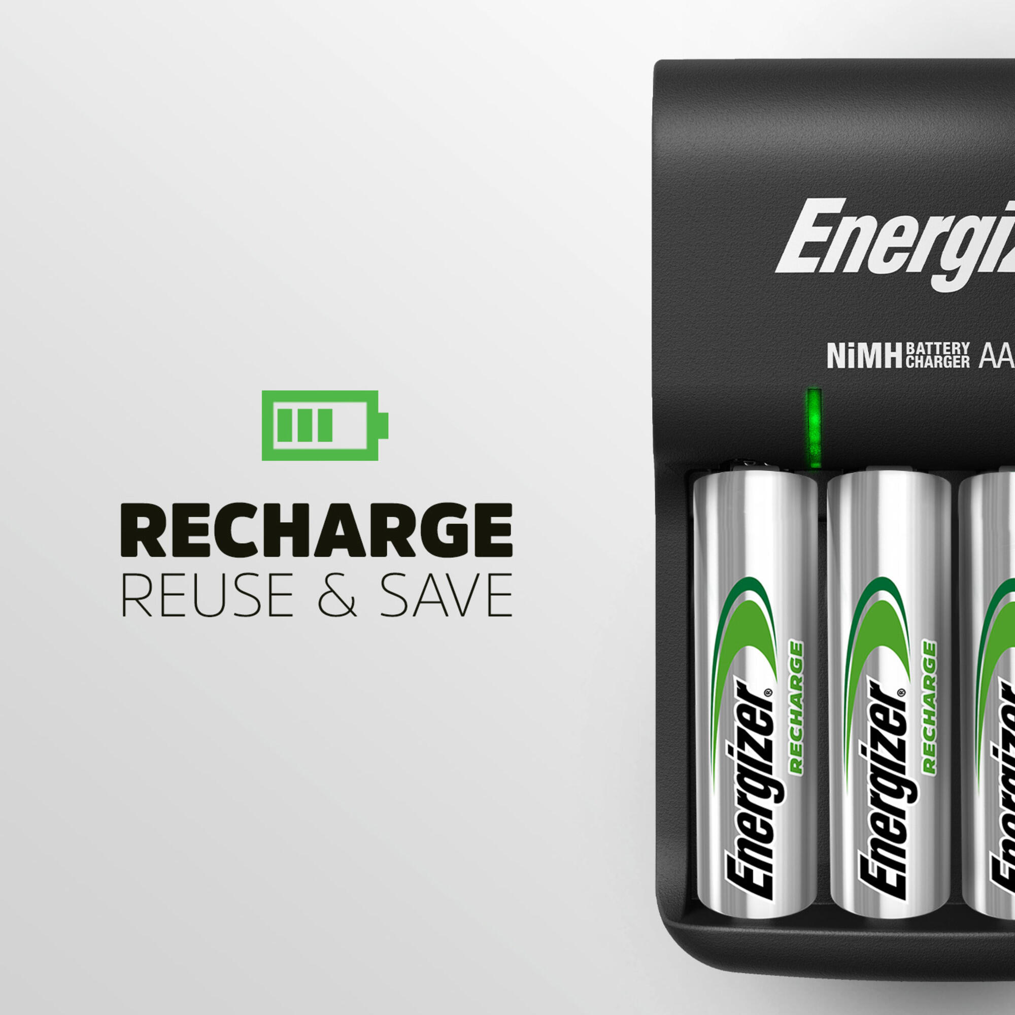 Cargador USB ENERGIZER para 4 pilas AA 1300MAH - 5