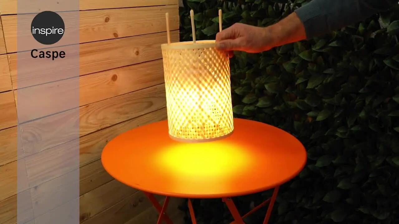Candeeiro de exterior portátil usb led Caspe Inspire 1300LM IP54 11 cm branco - 26