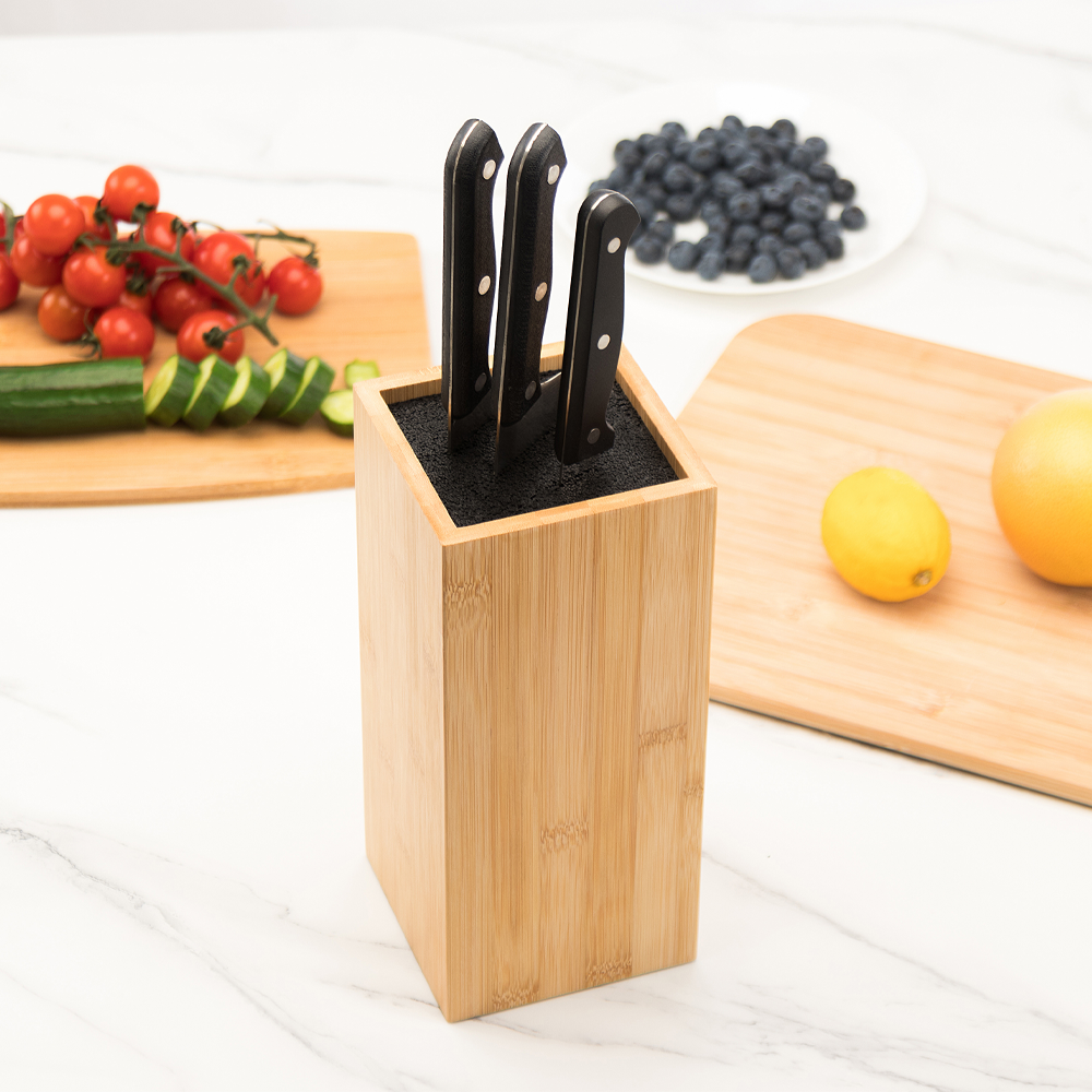 Bloc couteaux bambou DELINIA L.10.3 x H.23 cm - 2