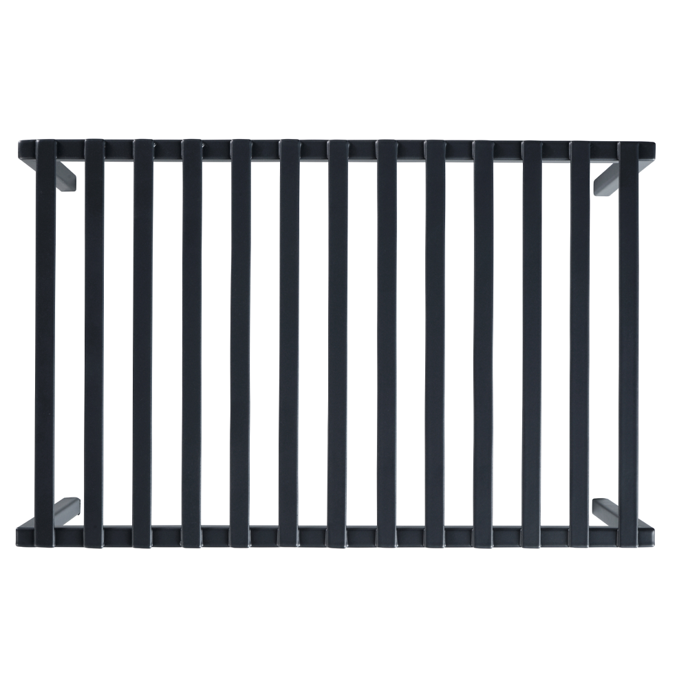 Prateleira economizadora de espaço para móvel superior 33x21x14cm aço preto Delinia - 7