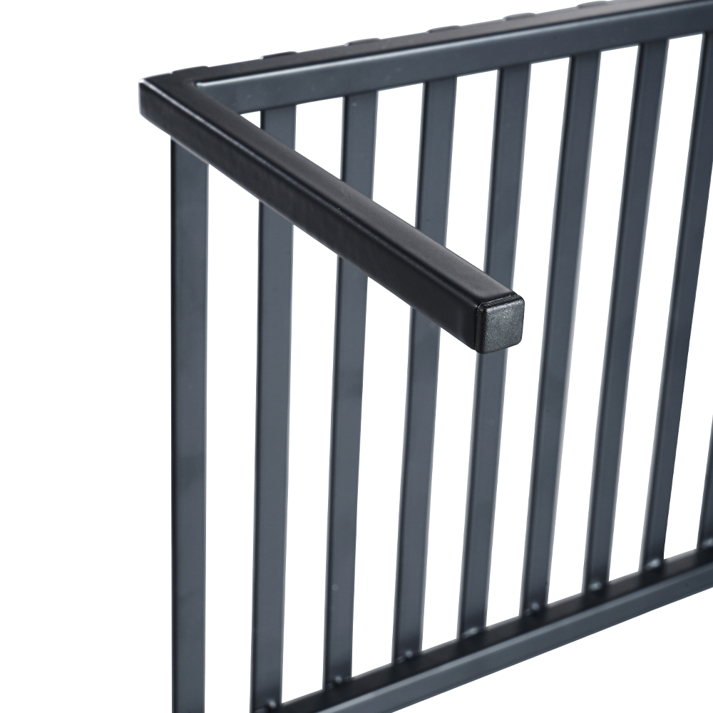 Prateleira economizadora de espaço para móvel superior 33x21x14cm aço preto Delinia - 6