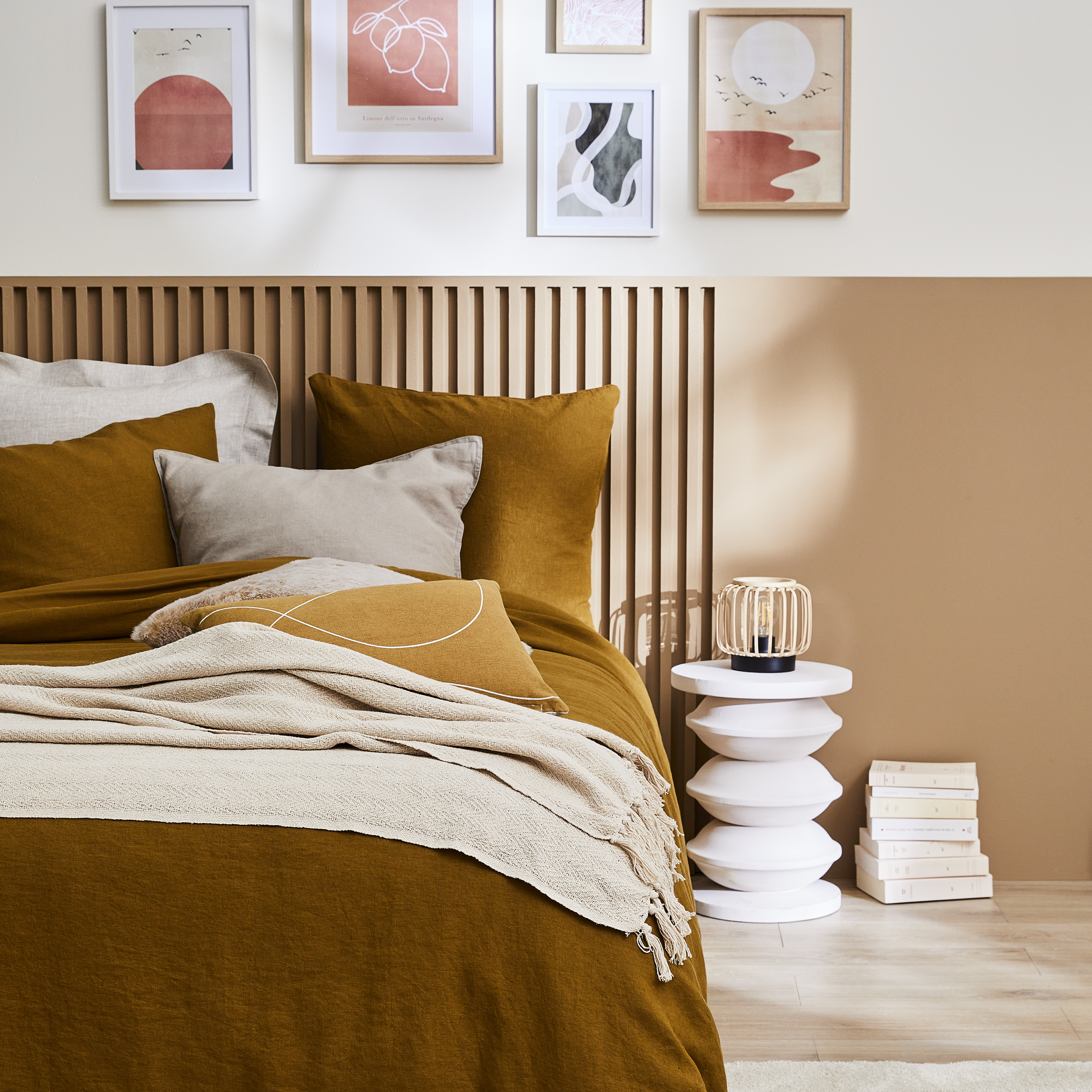 Marco con Passepartout Milo blanco INSPIRE 20x20cm - 7