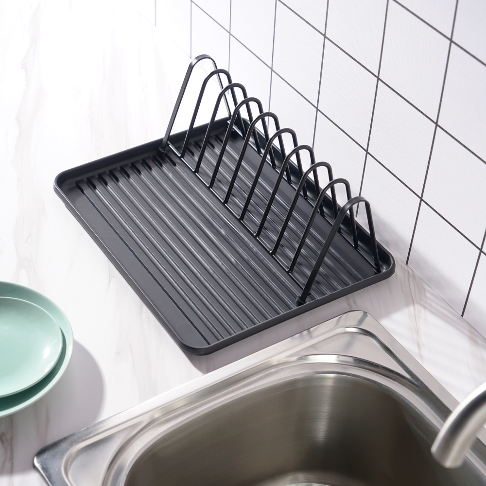 Égouttoir à vaisselle DELINIA acier noir 36 cm - 7