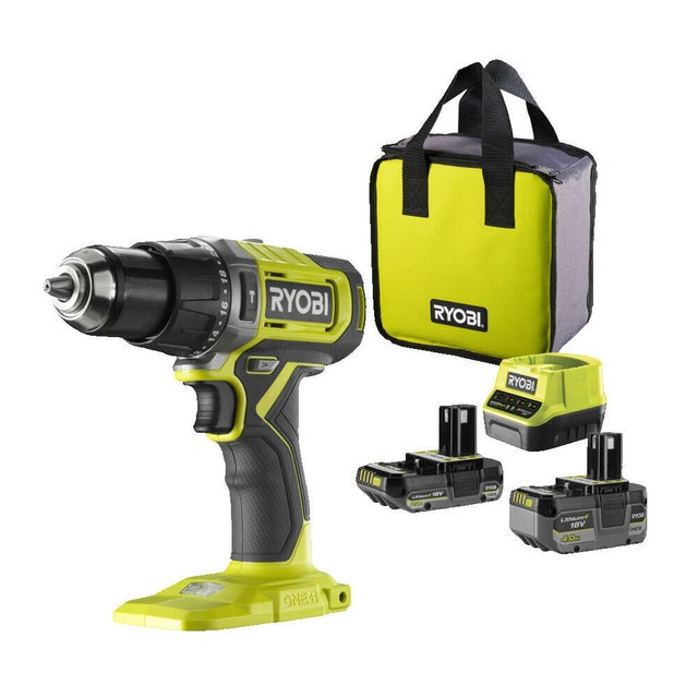 Perceuse à percussion 18 V RYOBI Rpd18-2c42s, 52 Nm + 2 batteries