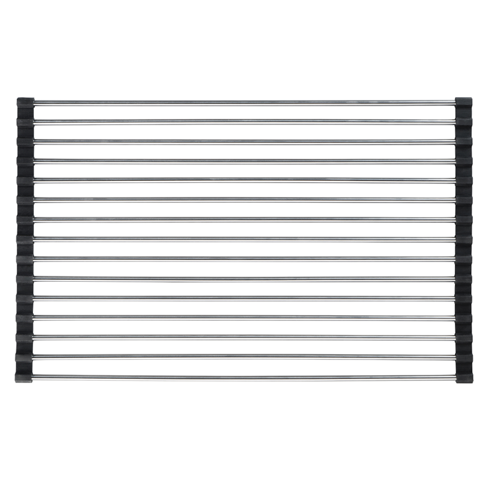 Égouttoir à dérouler acier inoxydable DELINIA 29x46,5cm - 9