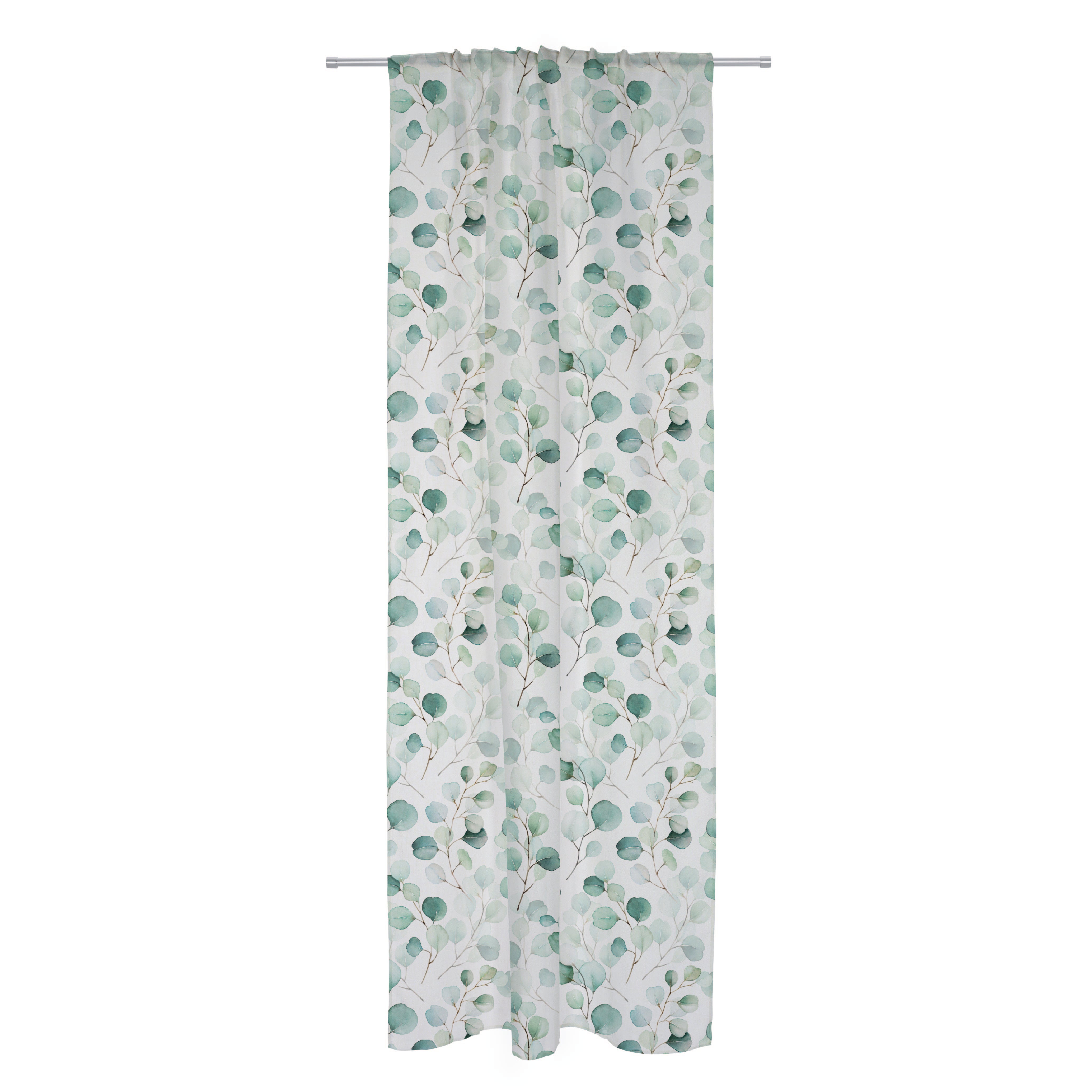 Tenda Eucalipto verde, fettuccia 140x290 cm - 3