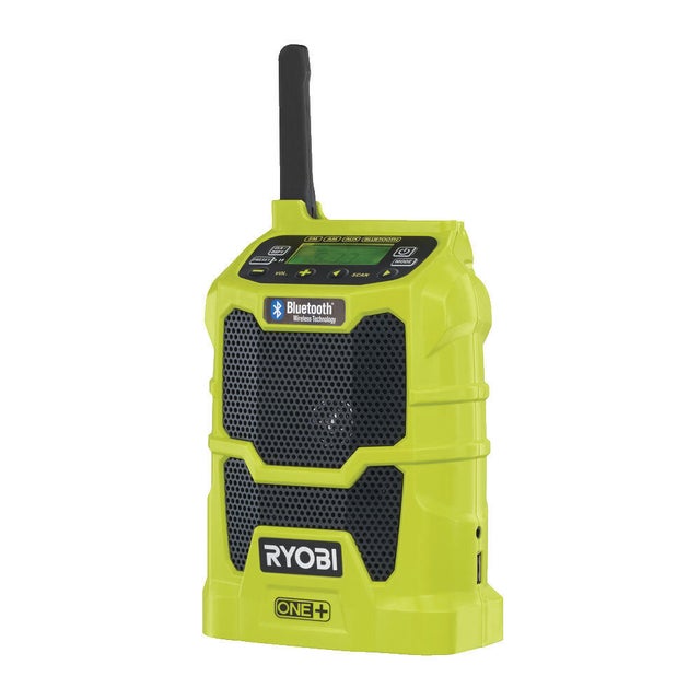 Radio de chantier sans fil RYOBI ONE+ R18r-0 18V, 3 Watts, sans batterie