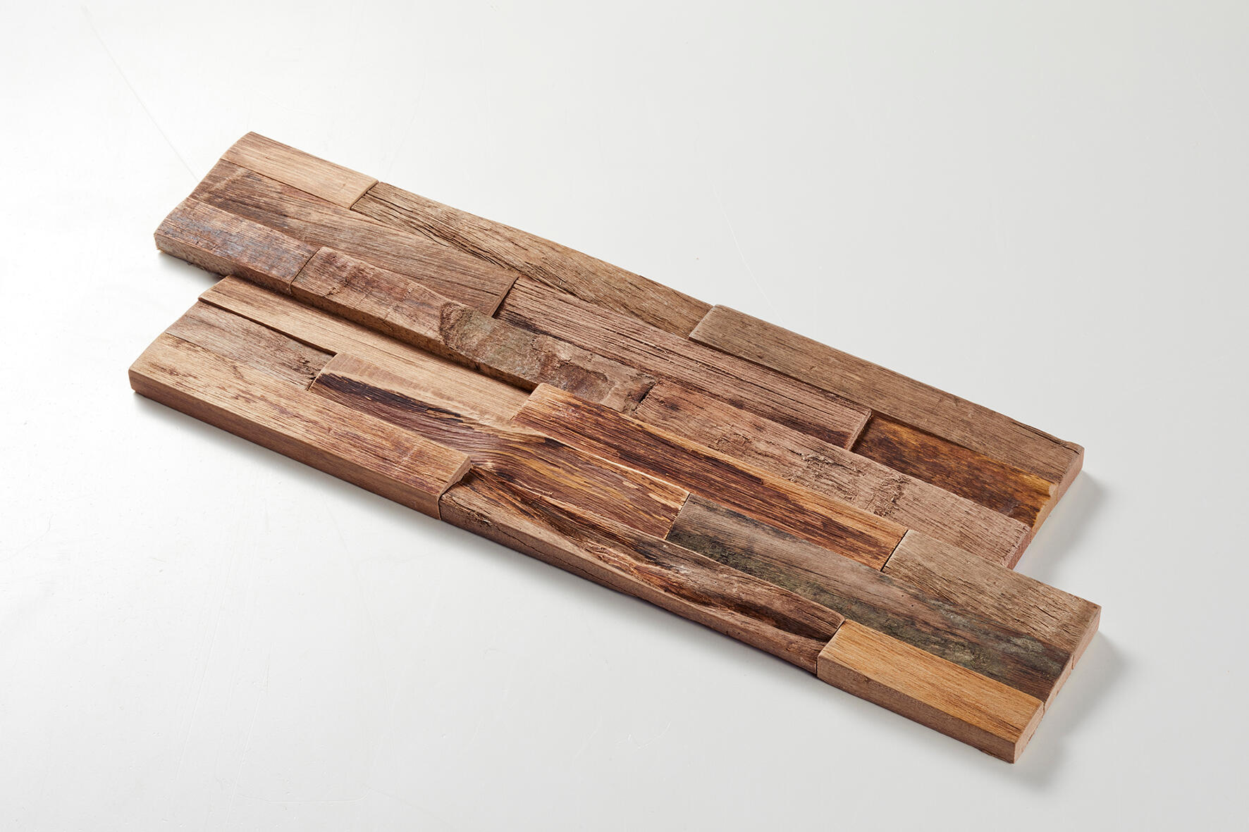 Rivestimento decorativo in legno RIV. DECO SHERWOOD grigio argento da interno 0.535 m² - 5