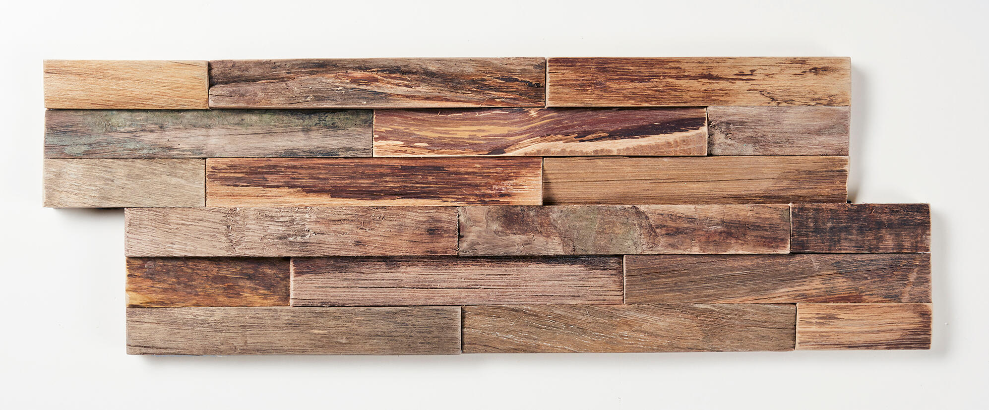 Rivestimento decorativo in legno RIV. DECO SHERWOOD grigio argento da interno 0.535 m² - 4