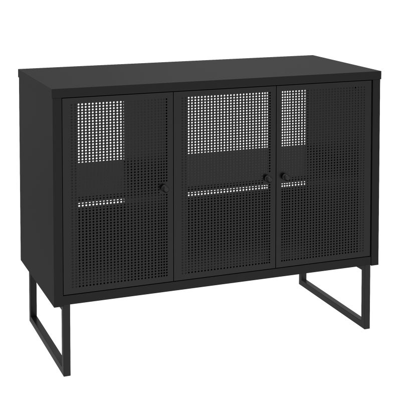 Szafka pod umywalkę stojąca Fiora 102x43.5x80 cm czarna Defra