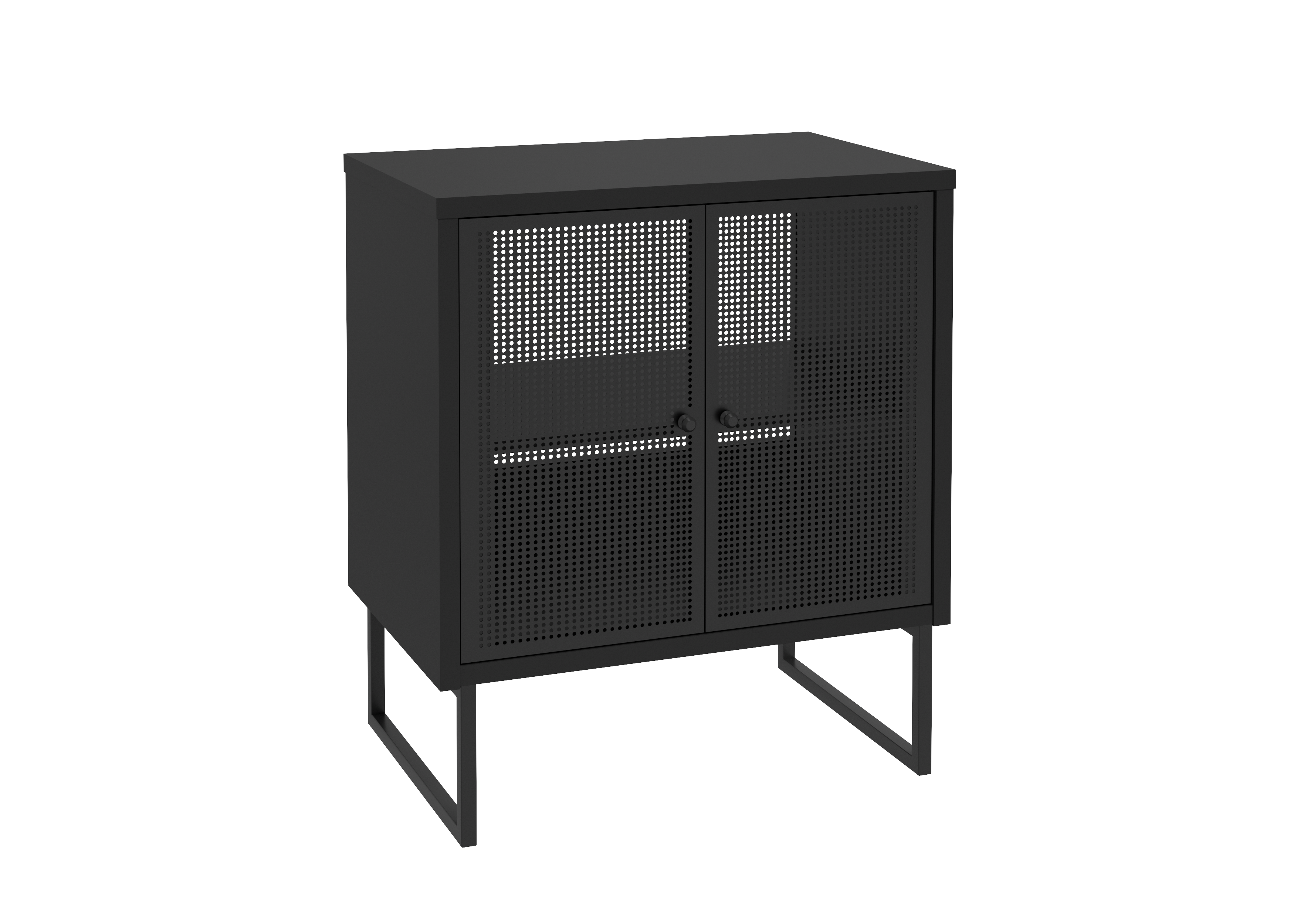 Szafka pod umywalkę stojąca Fiora 70x43.5x80 cm czarna Defra