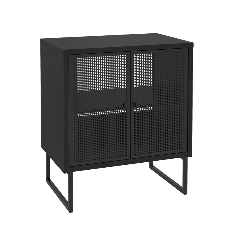 Szafka pod umywalkę stojąca Fiora 70x43.5x80 cm czarna Defra