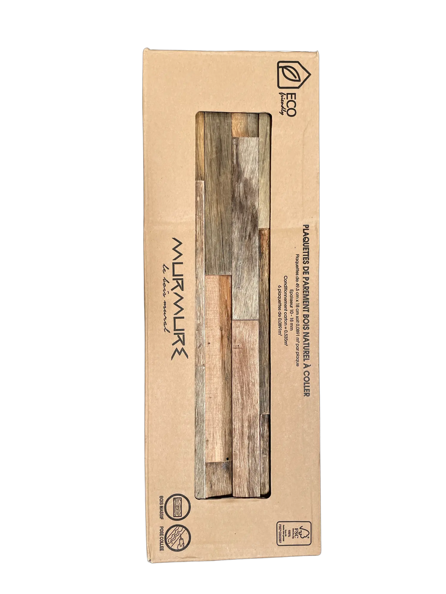 Rivestimento decorativo in legno RIV. DECO CLUB marrone da interno 0.089 m² - 6