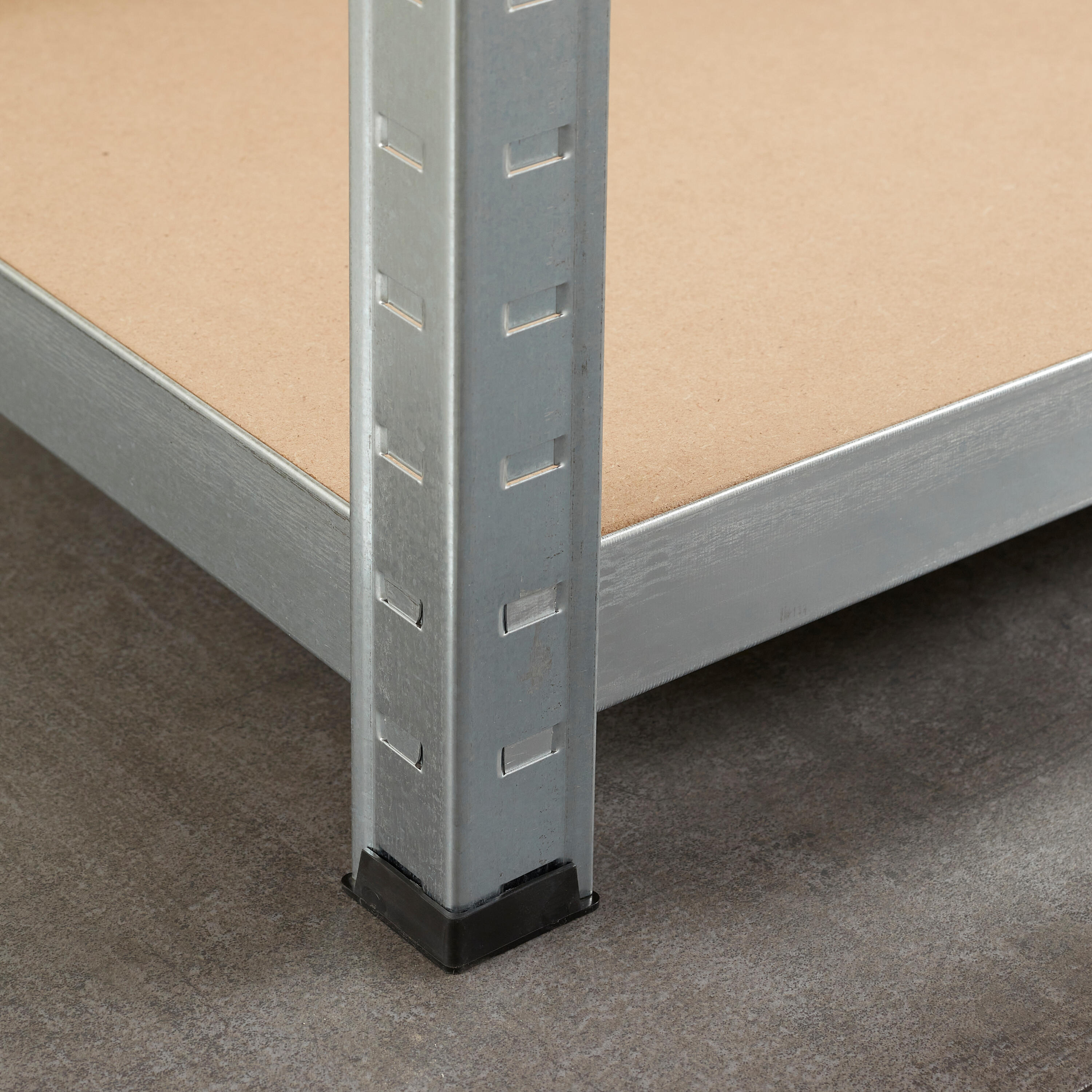 Etagère acier galvanisé SPACEO, 5 tablettes l.120xH.196xP.40 - 8