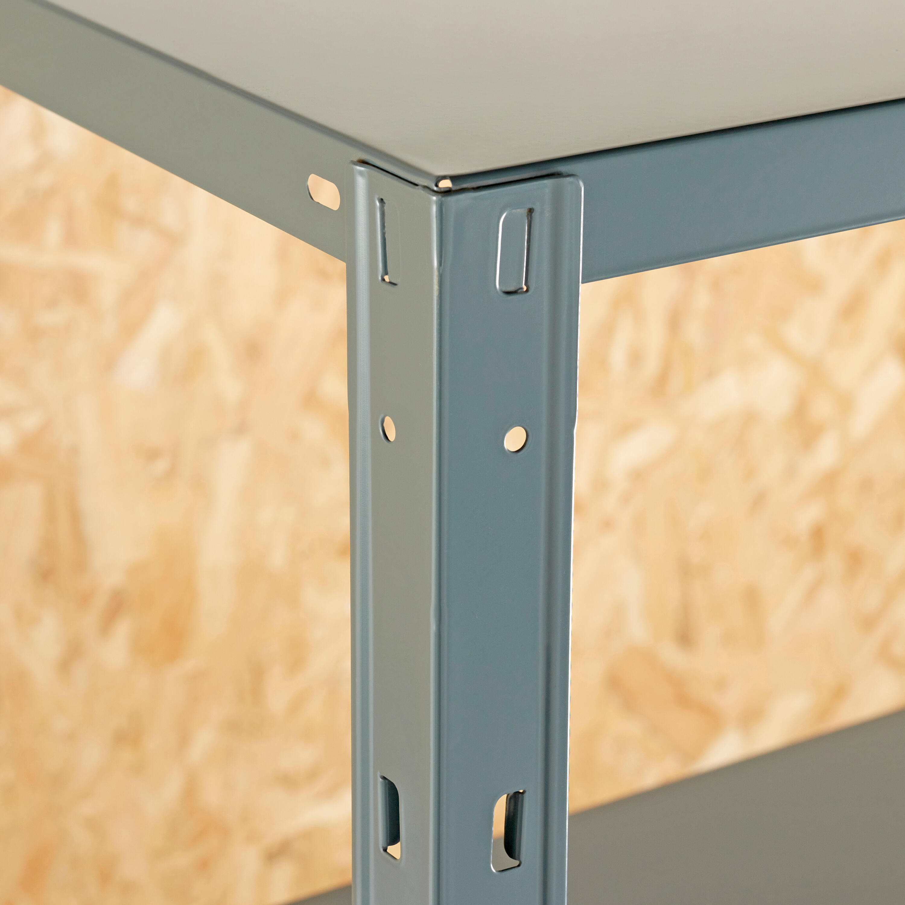 Estante metálica cinza 5 prateleiras 100x40x193 cm 130 kg Spaceo - 8