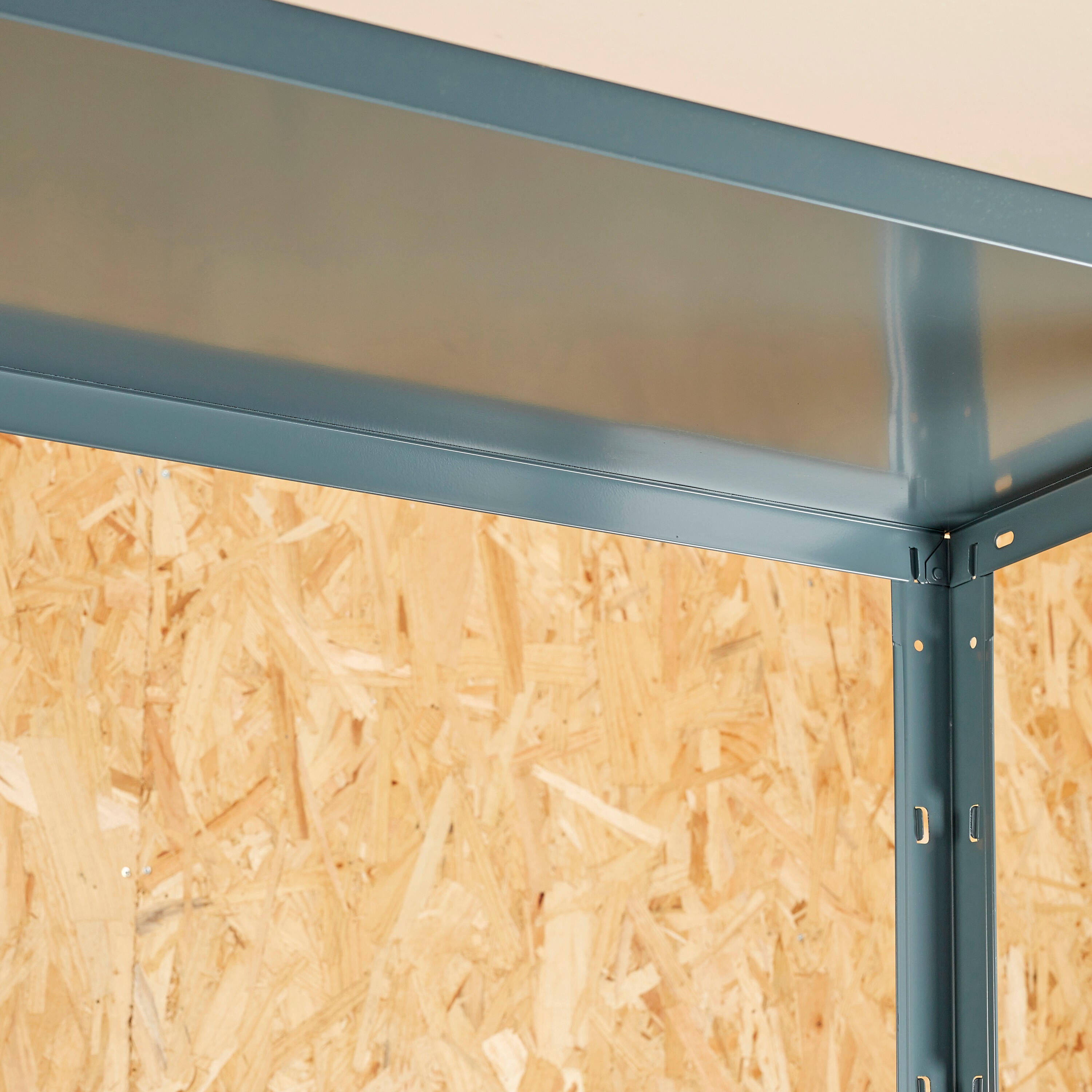 Estante metálica cinza 5 prateleiras 100x40x193 cm 130 kg Spaceo - 7