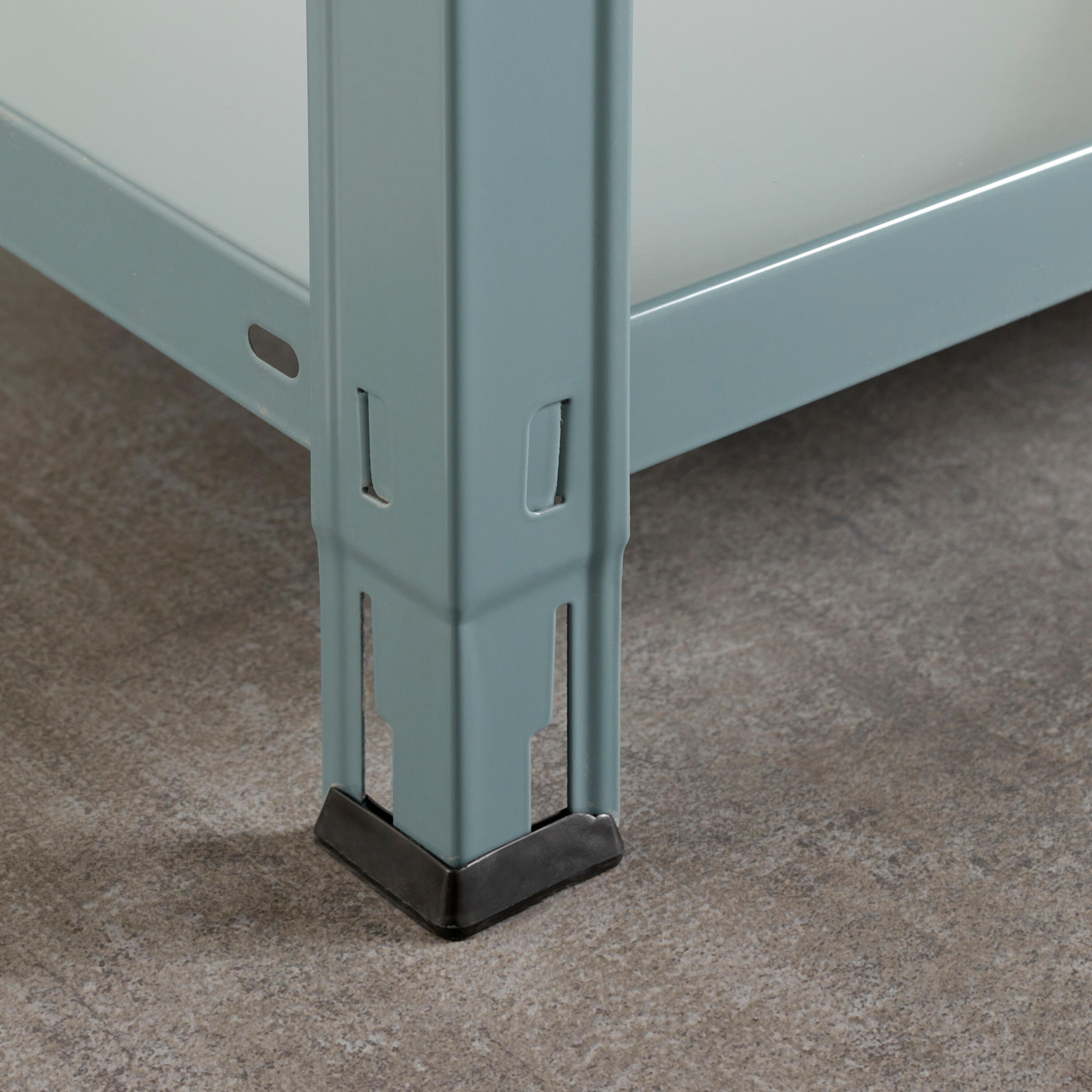 Estante metálica cinza 5 prateleiras 100x40x193 cm 130 kg Spaceo - 6