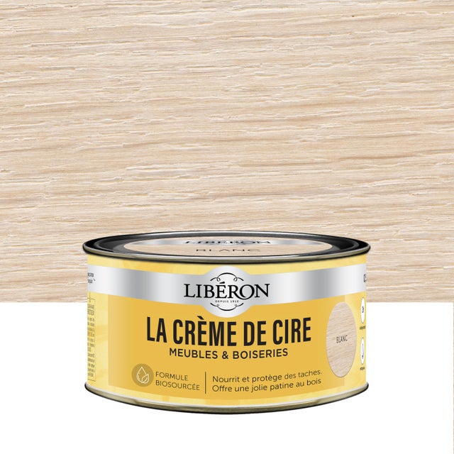 Cire LIBÉRON, blanc satiné, 0.5l