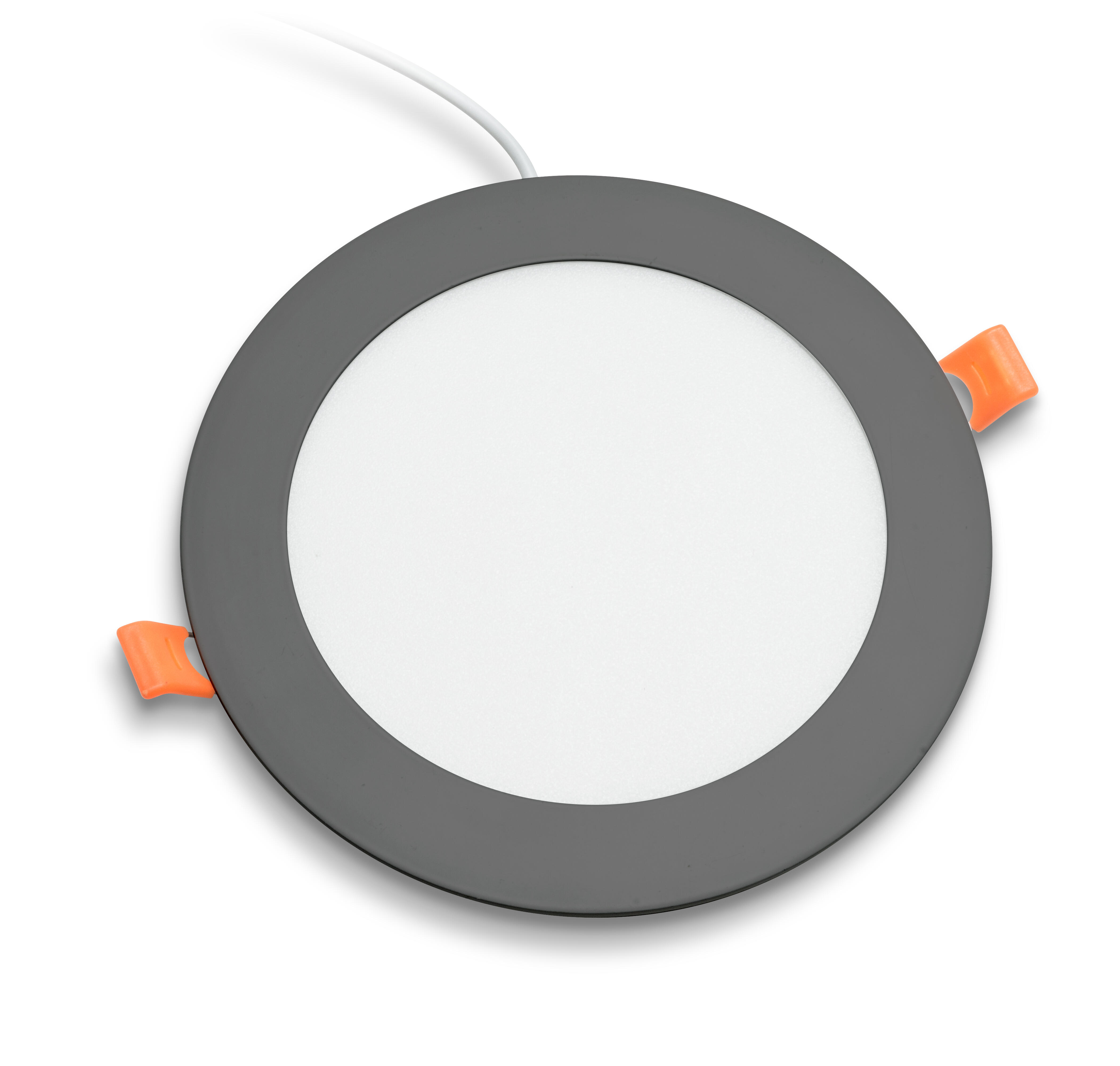 Alverlamp  Downlight Led Empotrable Redondo Ø14.5 Cm 1080 Luz Cálido 3000K Ip20, Foco Led Empotrado Para Techos Gris/Blanco , Leroy Merlin