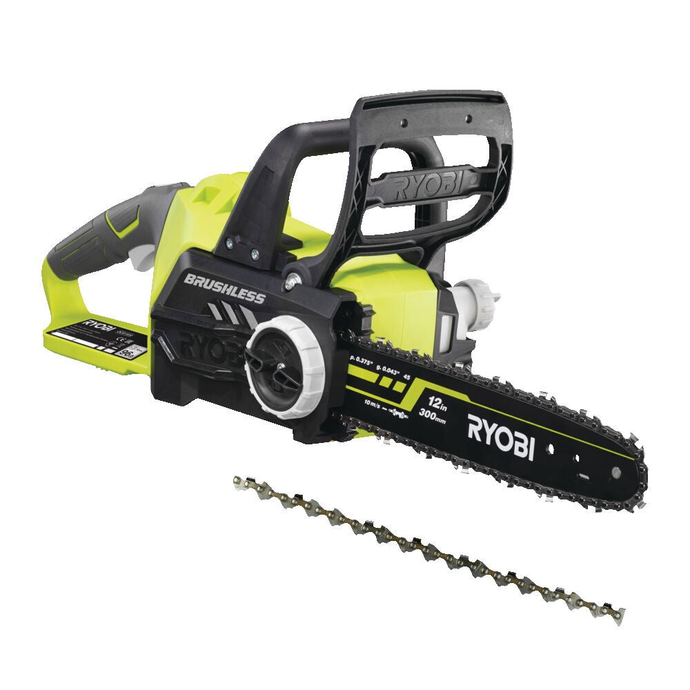 Motosierra a batería ryobi ocs1830-0c 18v one+ 30 cm longitud espada
