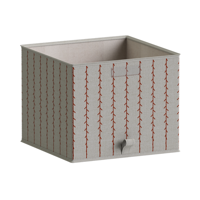 Boîte SPACEO Evo'M M Feuilles terracotta H.29 x l.36 x P.35 cm