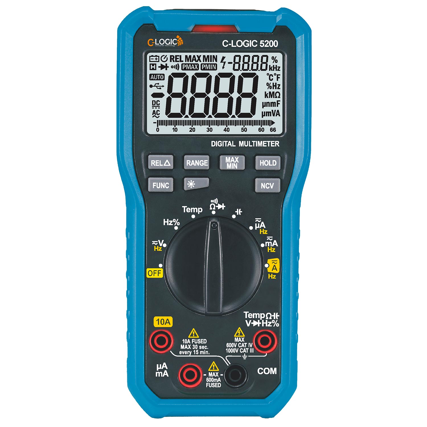 Multímetro profesional c-logic