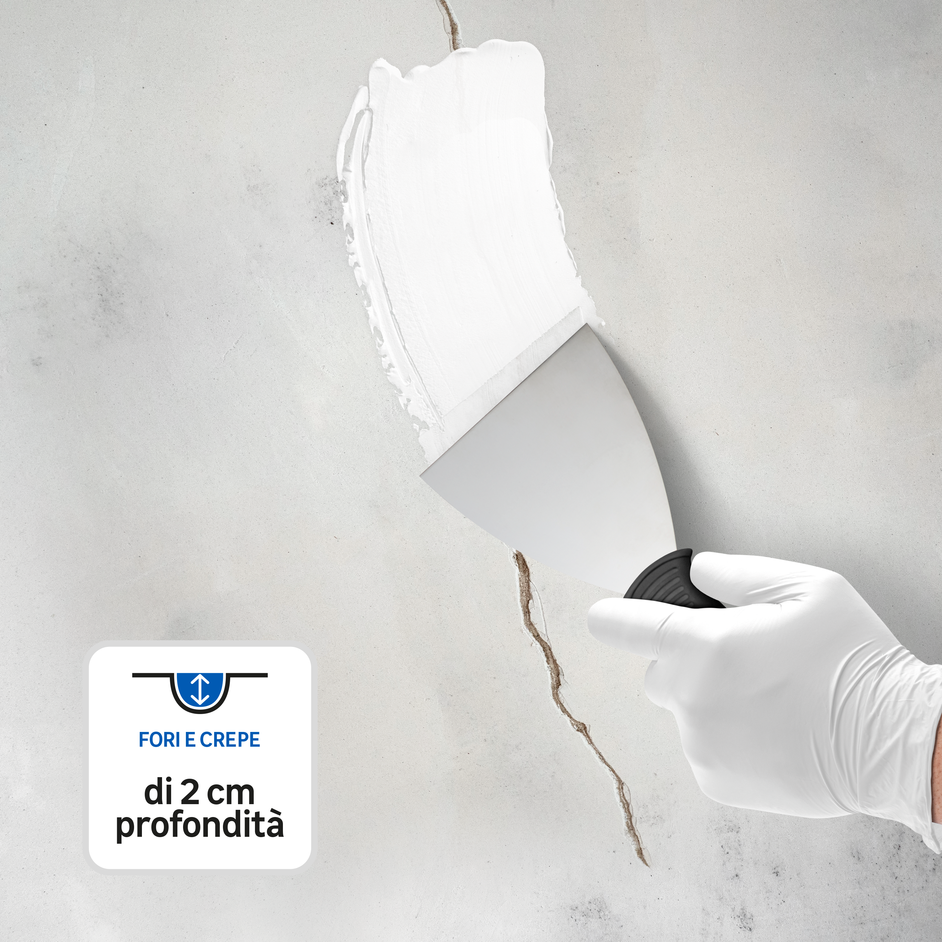 Stucco in polvere per interno AXTON stucco in polvere riempitivo 1 kg bianco - 3