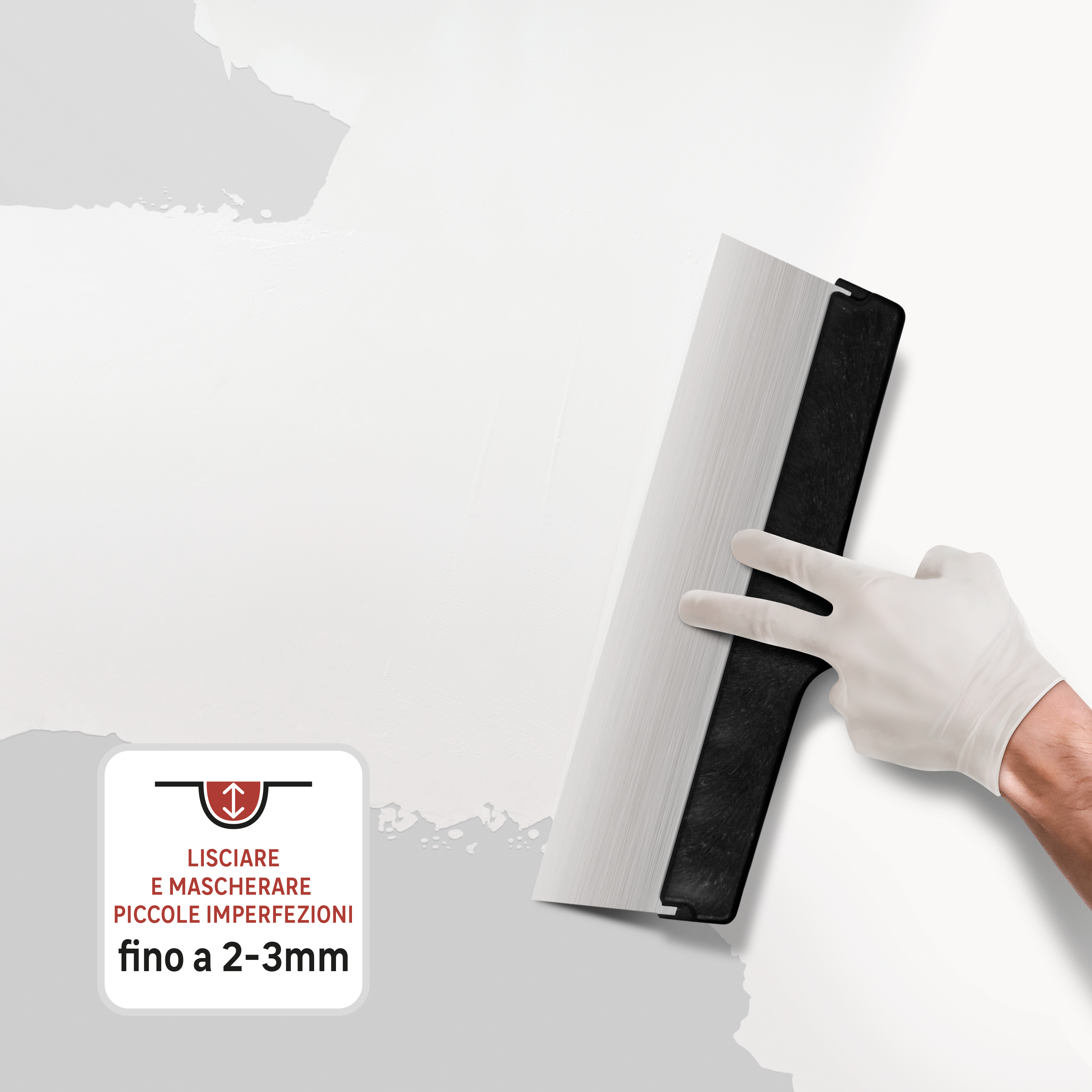 Stucco in pasta per interno AXTON rasante 1.5 kg bianco - 3