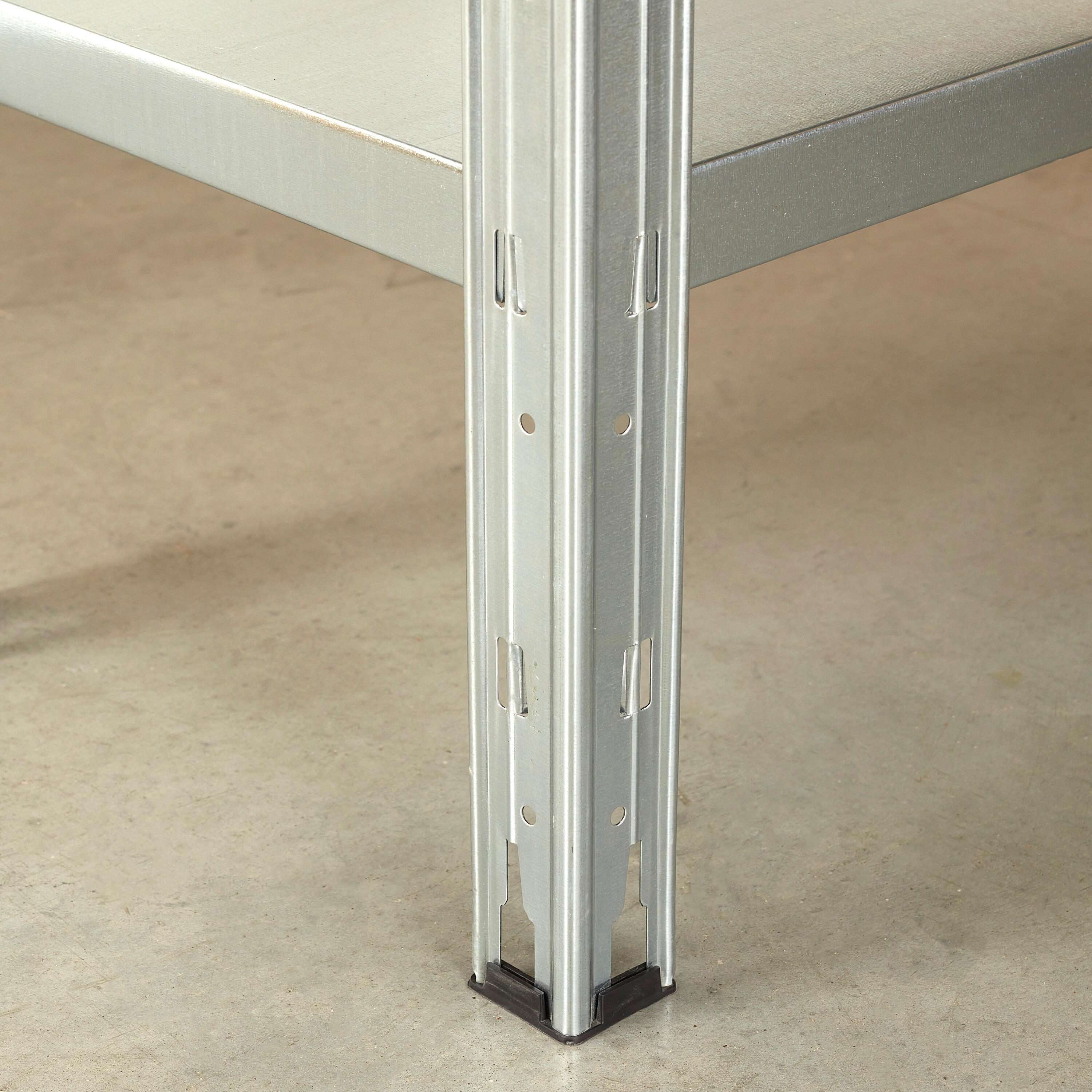 Scaffale in kit 5 ripiani L 120 x P 50 x H 188 cm grigio, portata per ripiano 200 kg - 8