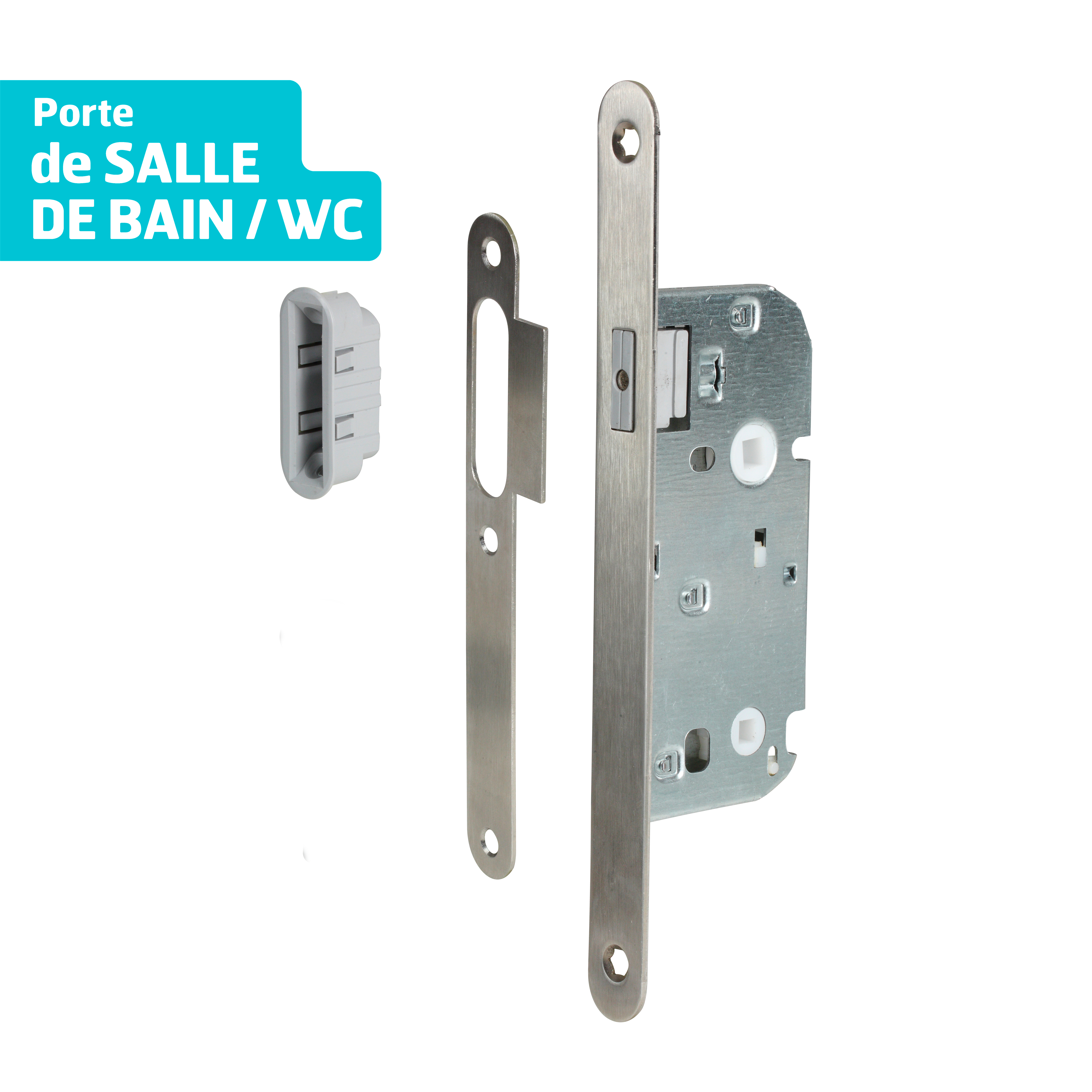 Serrure à Larder Pêne Magnétique Bonaïti - 40 Mm, Condamnation, Neuf Sous Emballage