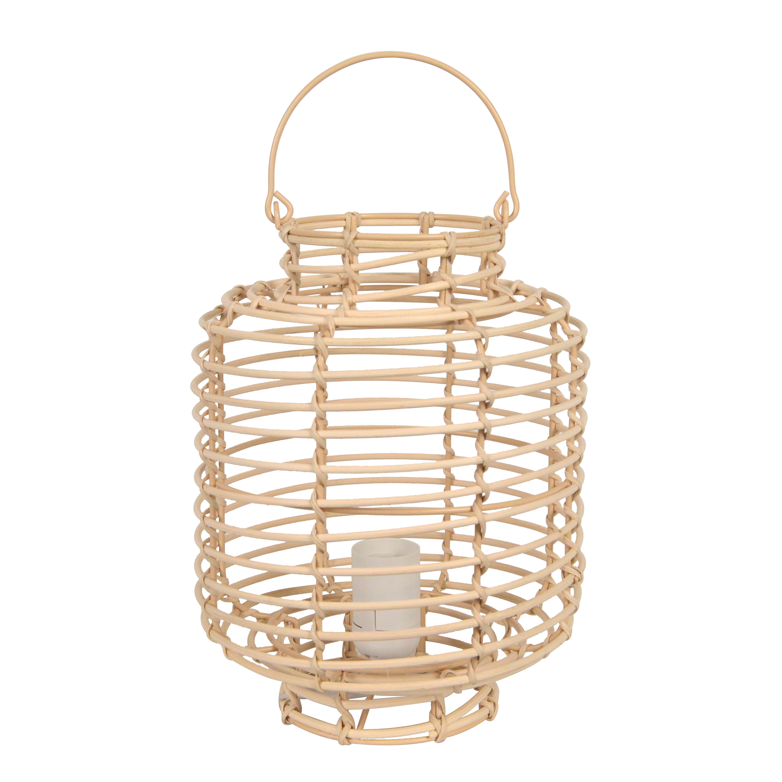 Candeeiro de pé INSPIRE FLOKI E27 D15CM BEGE - 2