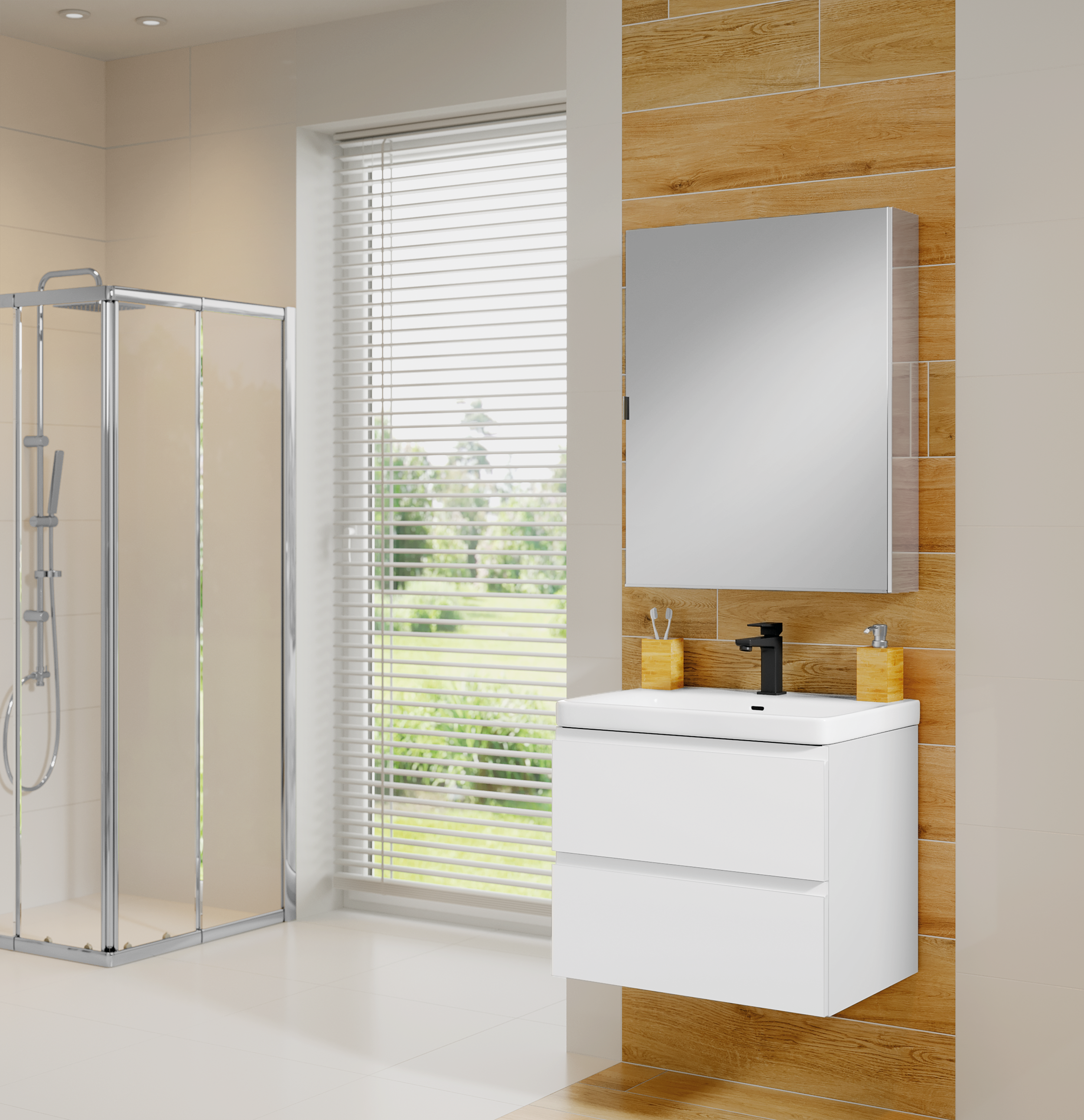 Umywalka meblowa Remix New 61 X 49.5 Sensea - 8