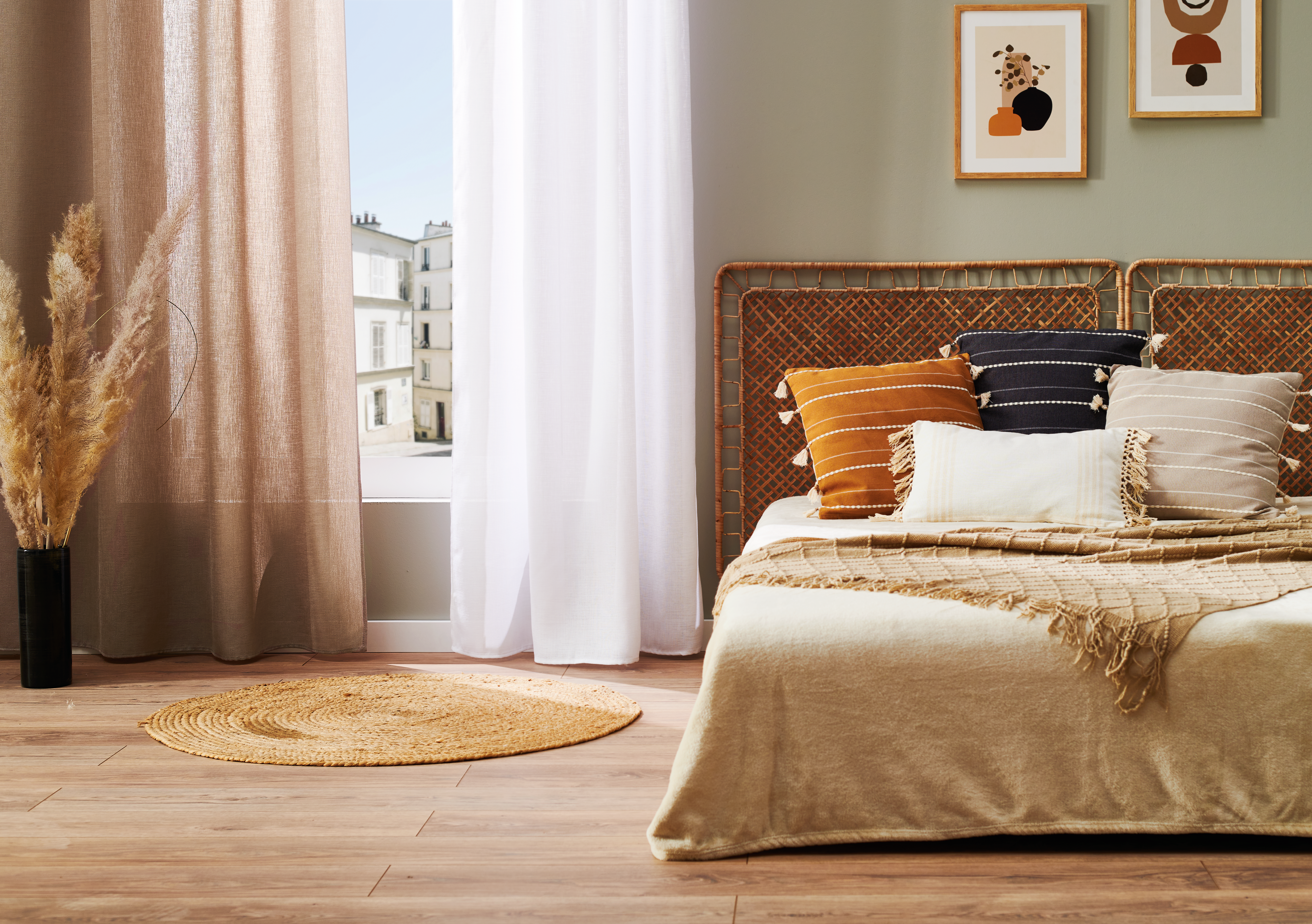 Poduszka Amadou czarna 45 x 45 cm Inspire - 5