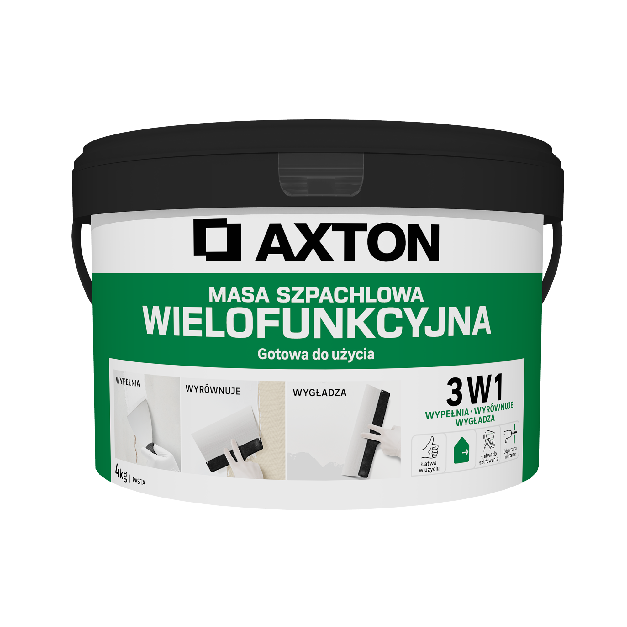 Masa szpachlowa wielofunkcyjna 4 kg Axton